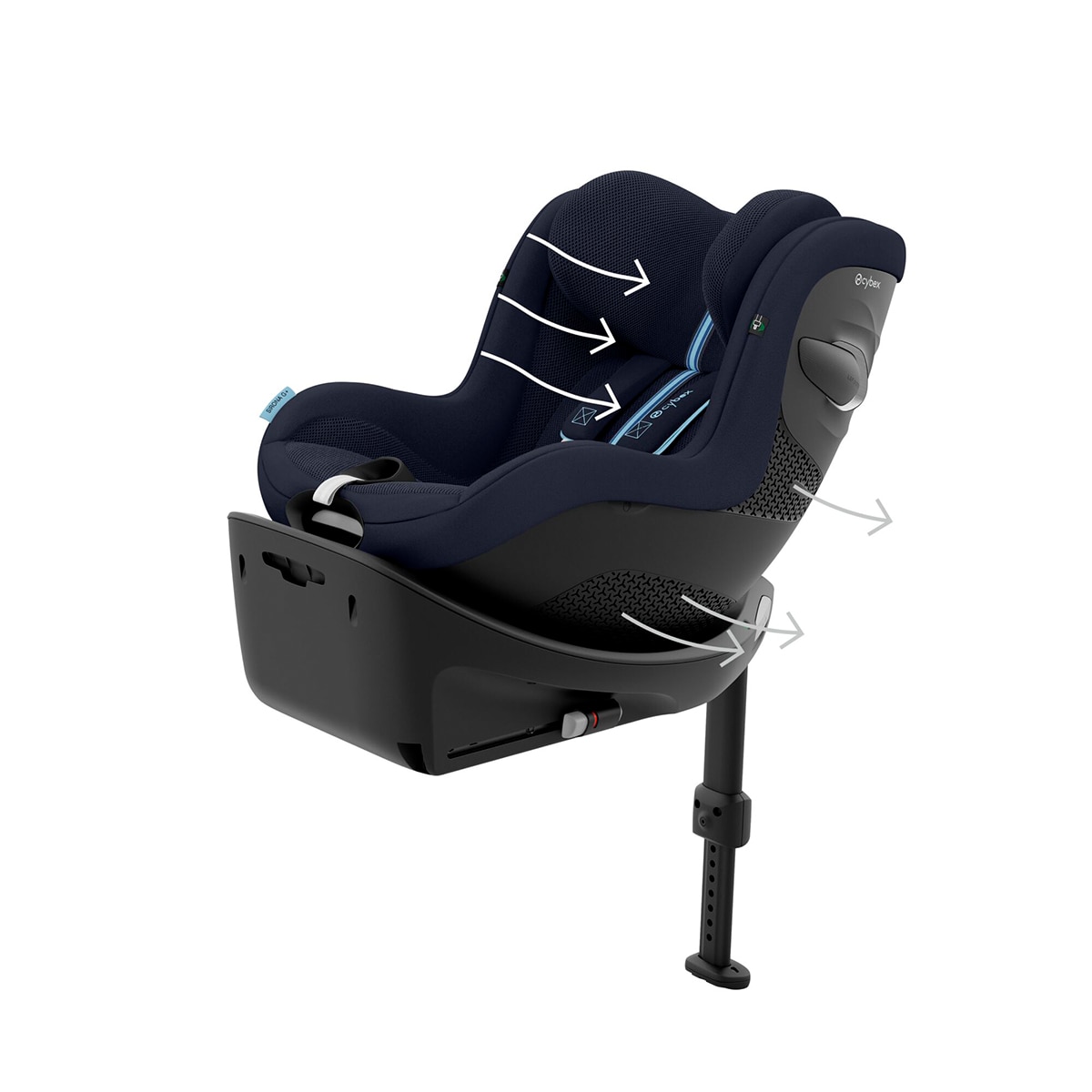 Silla de coche CYBEX Sirona G i-Size Plus Azul Azul-5