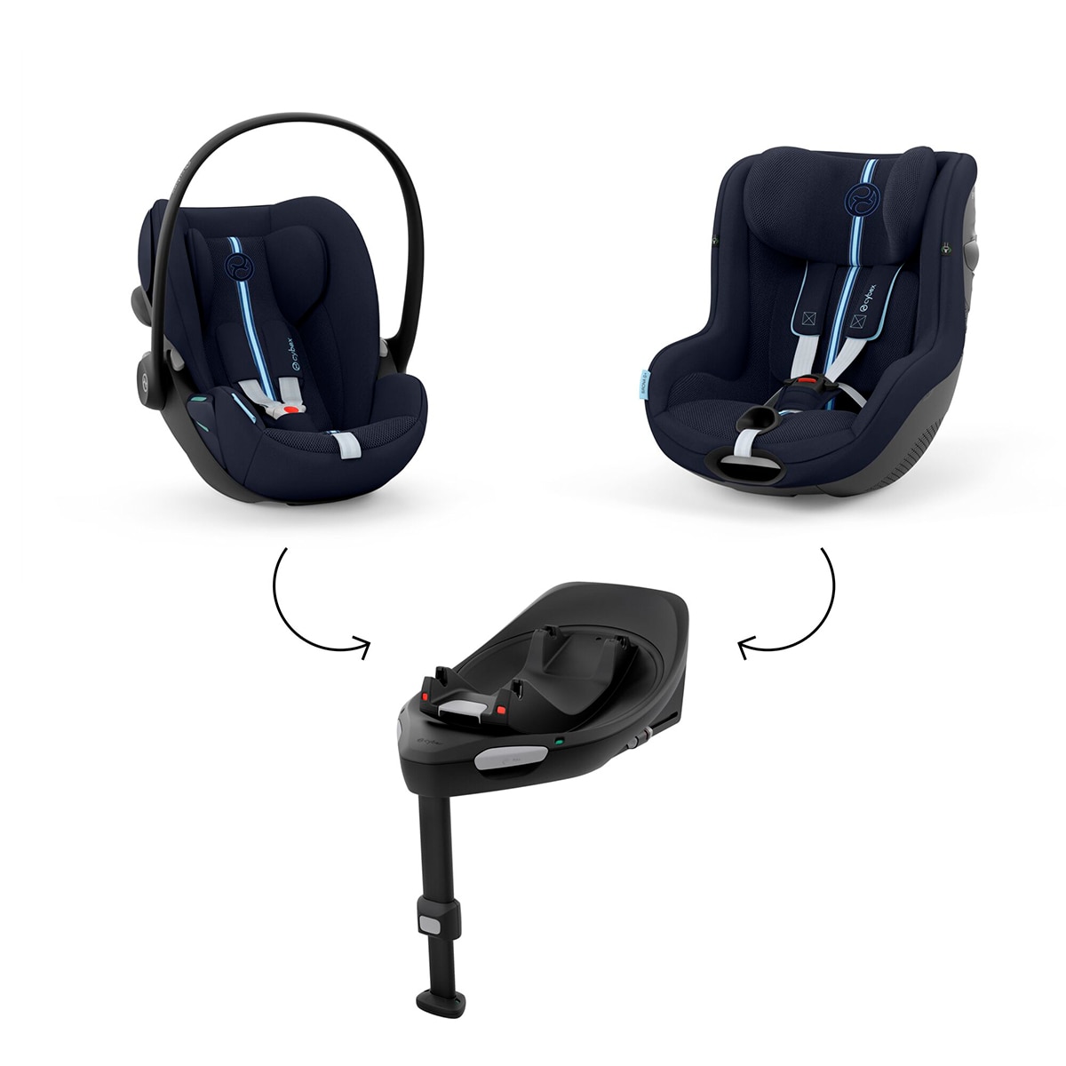 Silla de coche CYBEX Sirona G i-Size Plus Azul Azul-6