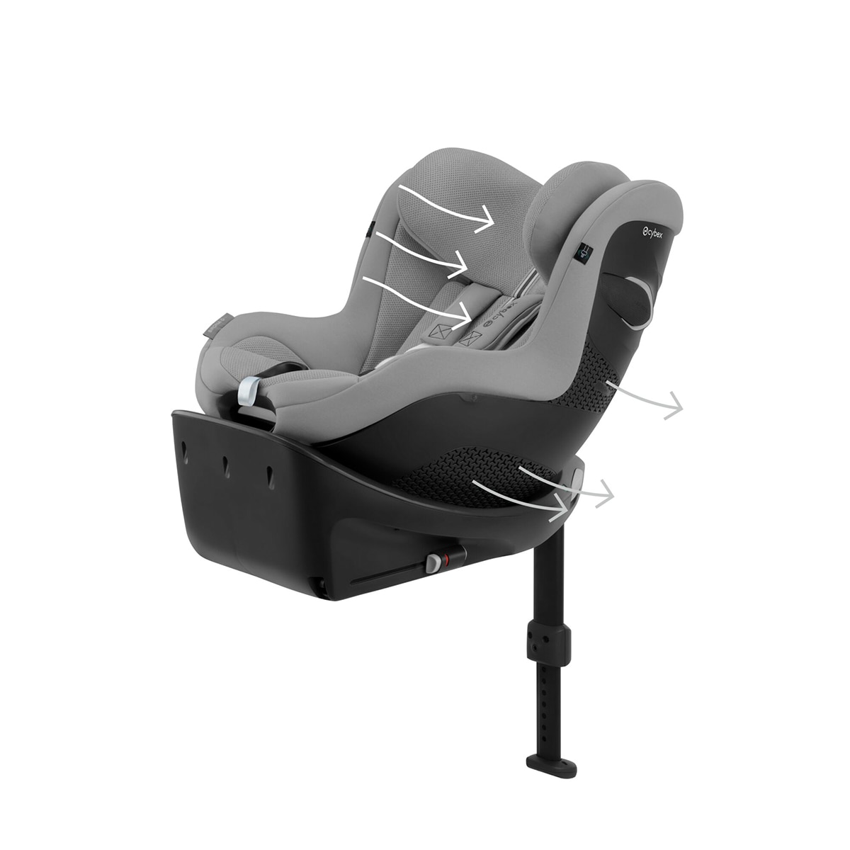 Cadeira Auto Sirona Gi i-Size Plus Cinzento-6