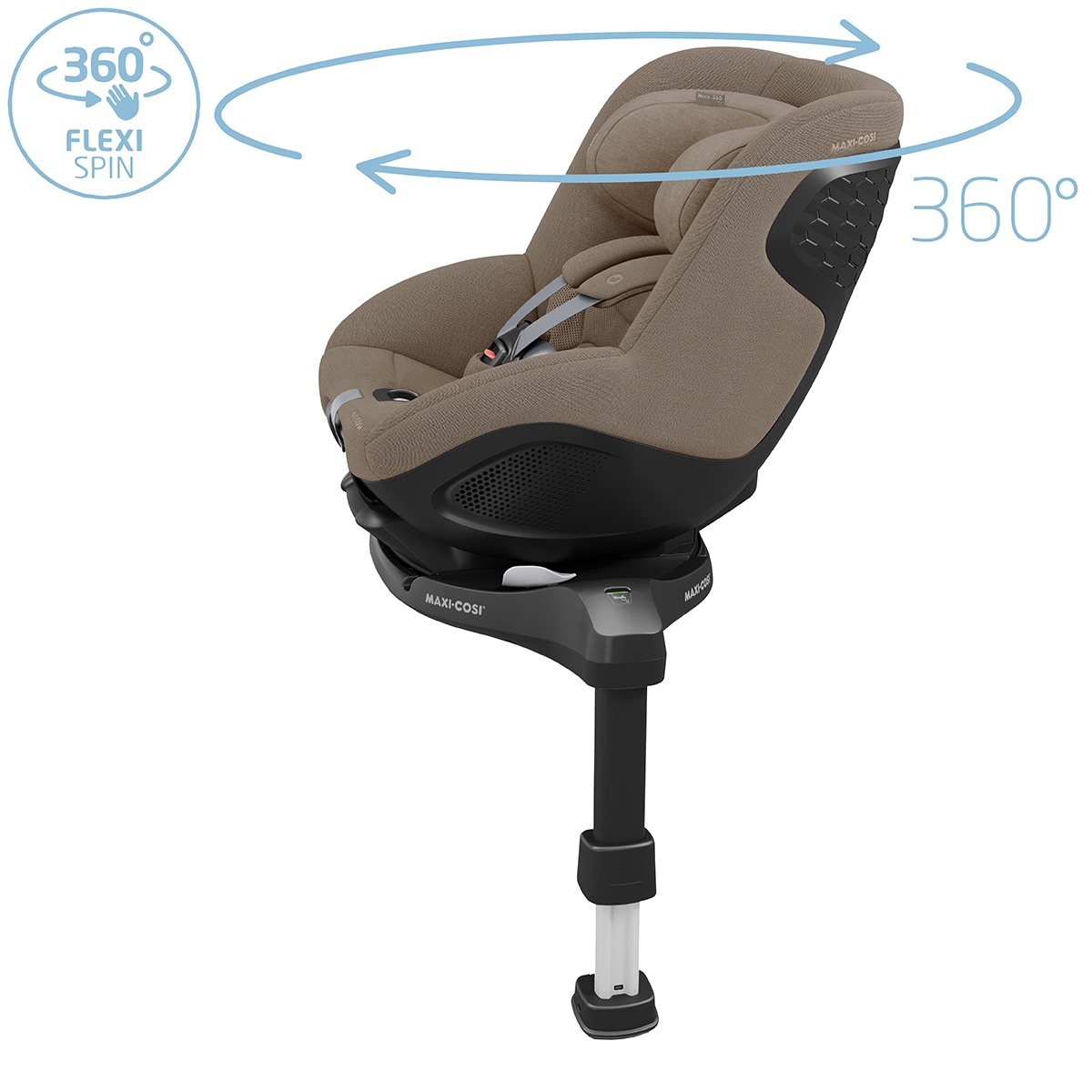 Cadeira Auto Isofix Mica 360 Pro i-Size (0-4 anos) - 40-105 cm Castanho-claro-6