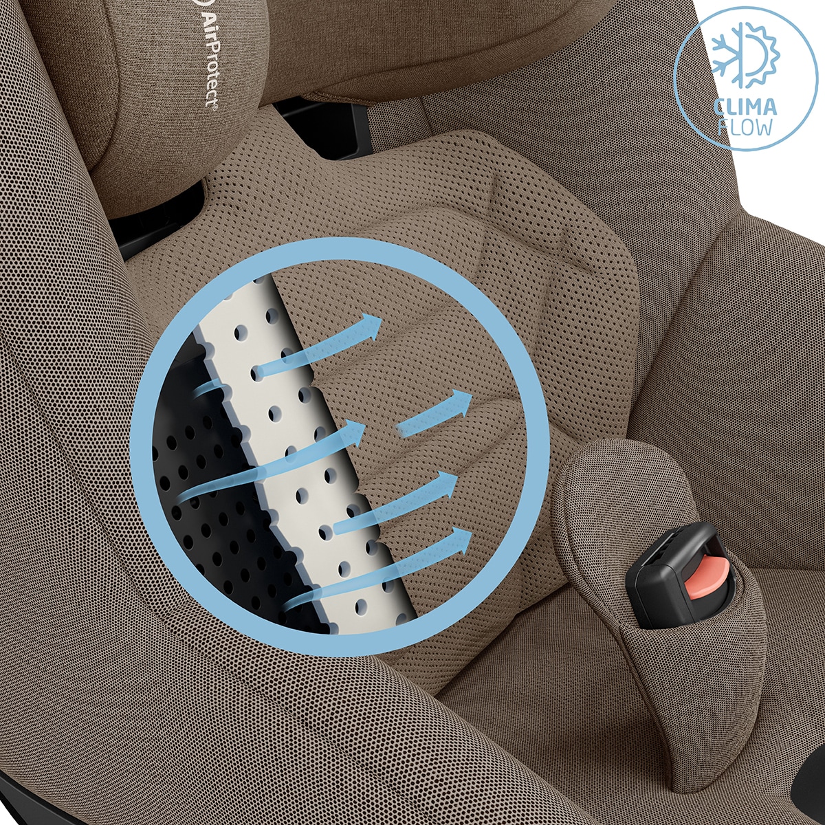 Cadeira Auto Isofix Mica 360 Pro i-Size (0-4 anos) - 40-105 cm Castanho-claro-16