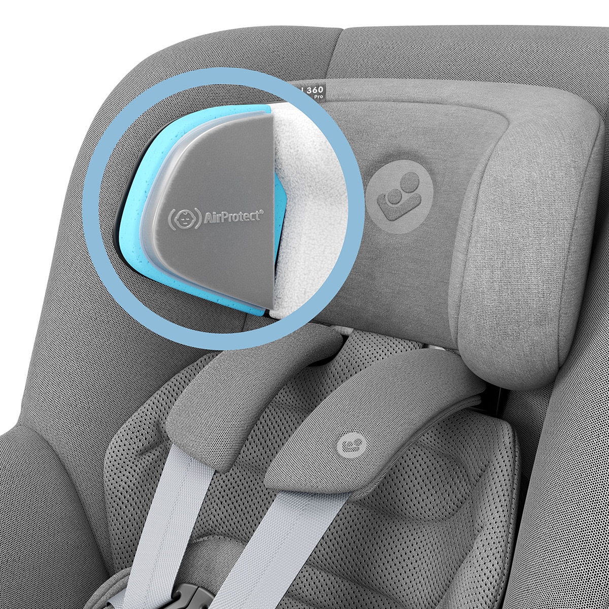 Silla de auto Maxi-Cosi Pearl 360 PRO i-Size GR.0+/1 (40-105cm) (0-4años) - Gris Gris-9