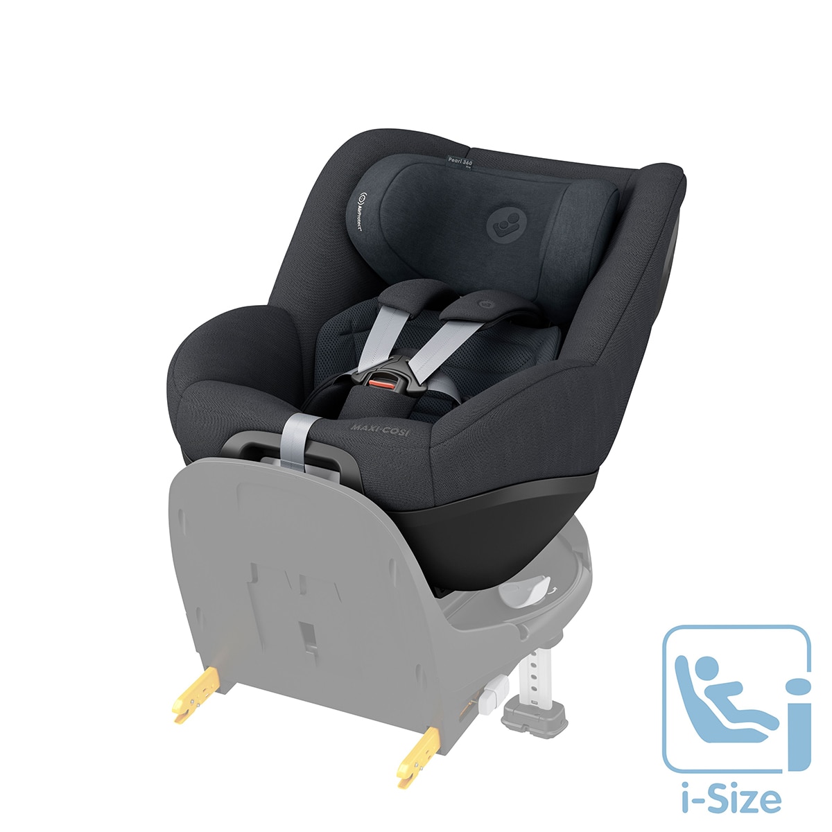 Cadeira Auto Pearl 360 PRO i-Size GR.0+/1 (40-105 cm) (0-4 Anos) Cinzento-escuro-14