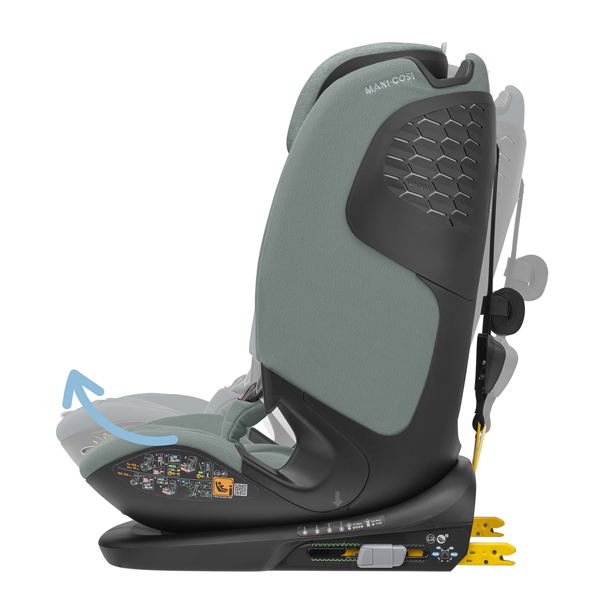 Silla de auto Maxi-Cosi Titan Pro2 I-Size, 76-150cm, 15m-12años - Gris Gris-8
