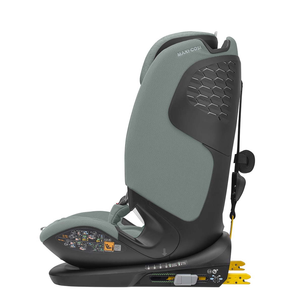 Silla de auto Maxi-Cosi Titan Pro2 I-Size, 76-150cm, 15m-12años - Gris Gris-9