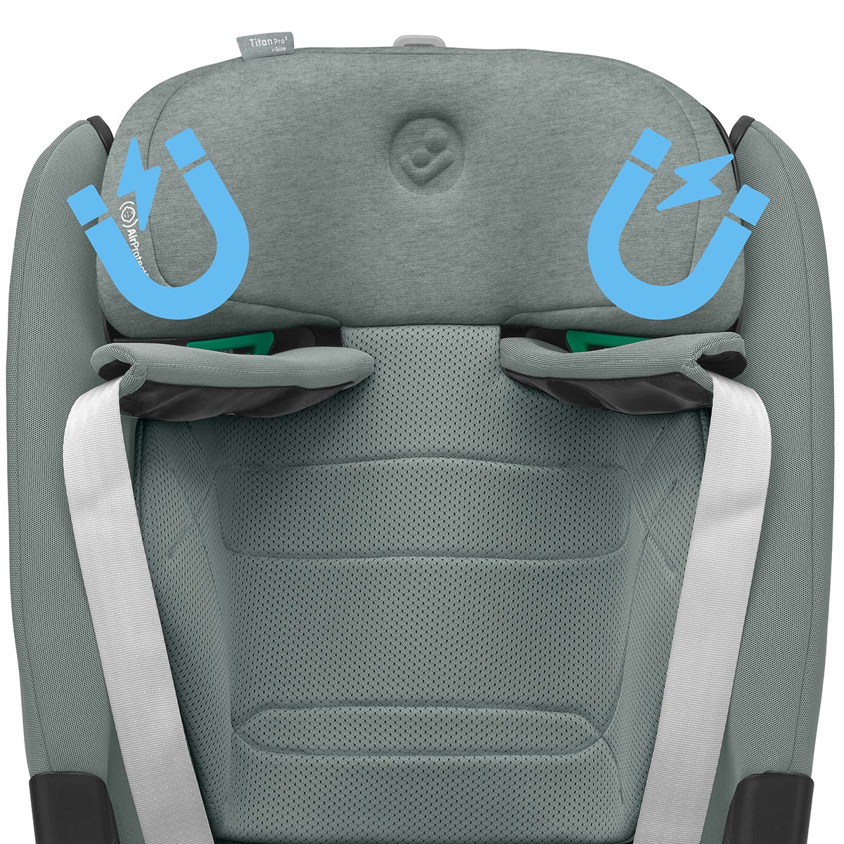Silla de auto Maxi-Cosi Titan Pro2 I-Size, 76-150cm, 15m-12años - Gris Gris-11
