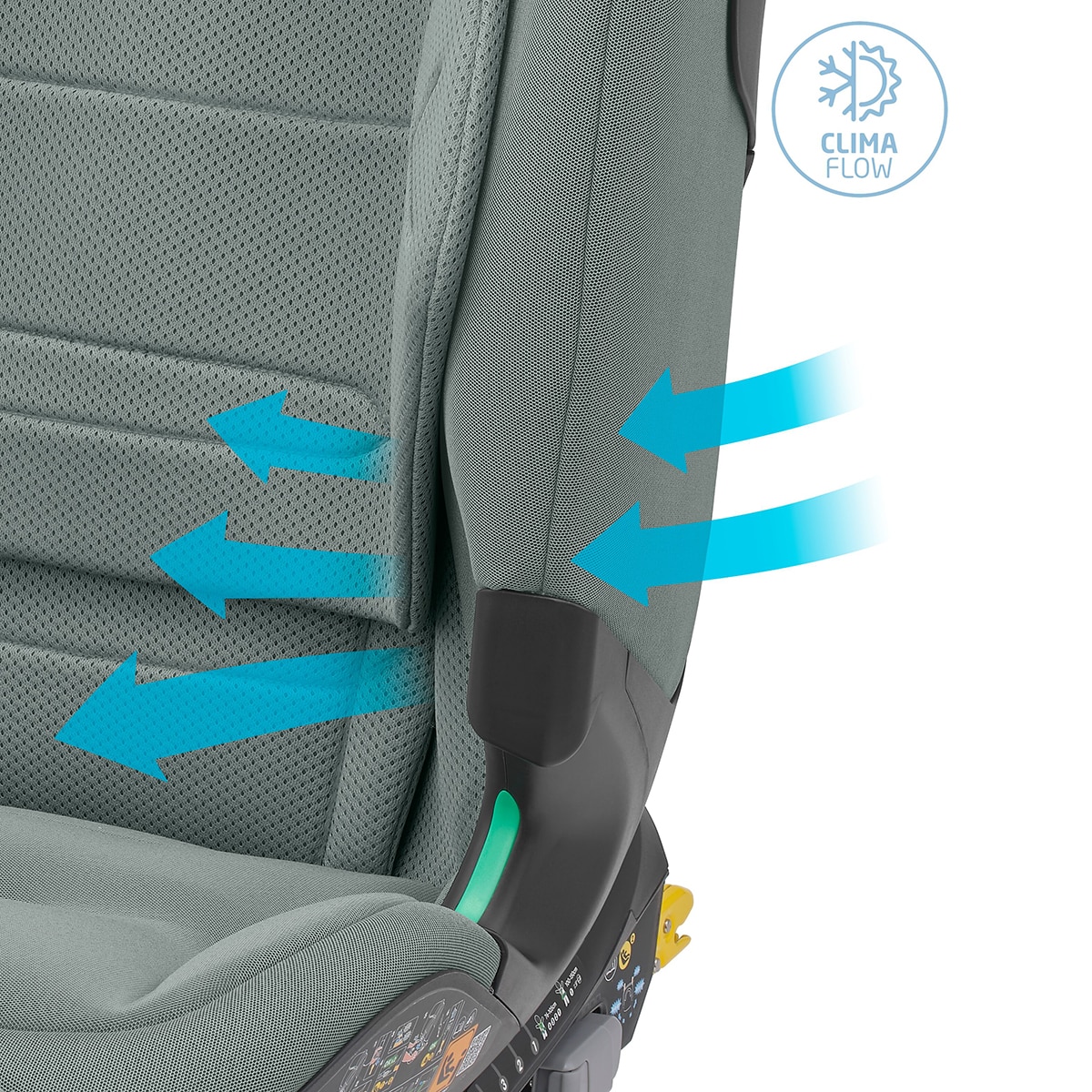 Silla de auto Maxi-Cosi Titan Pro2 I-Size, 76-150cm, 15m-12años - Gris Gris-12