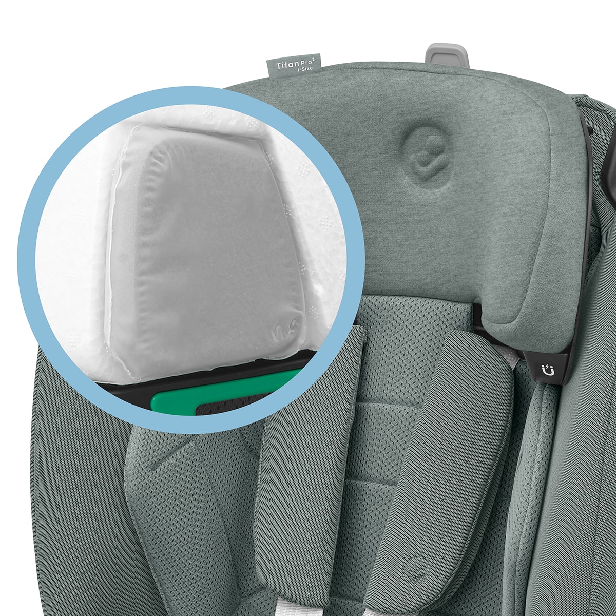 Silla de auto Maxi-Cosi Titan Pro2 I-Size, 76-150cm, 15m-12años - Gris Gris-13