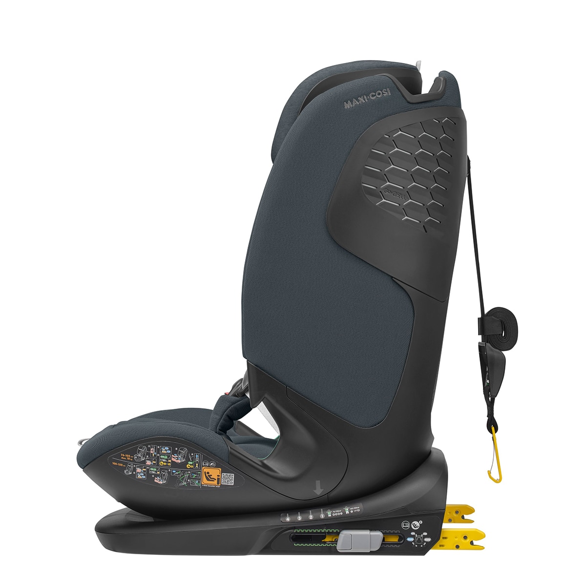 Cadeira Auto Titan Pro2 I-Size, 76-150 cm, 15 m-12 Anos Cinzento-escuro-5