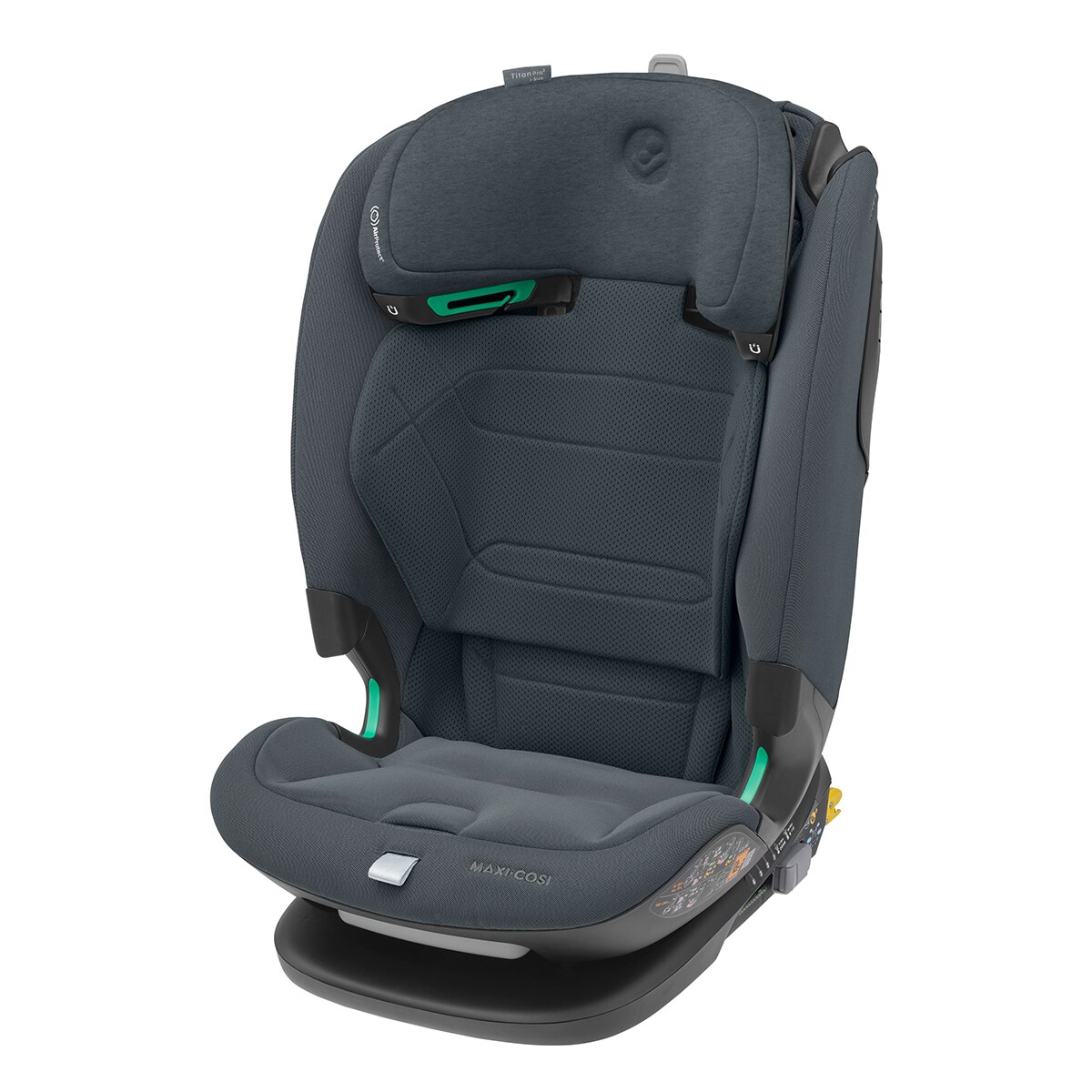 Cadeira Auto Titan Pro2 I-Size, 76-150 cm, 15 m-12 Anos Cinzento-escuro-6