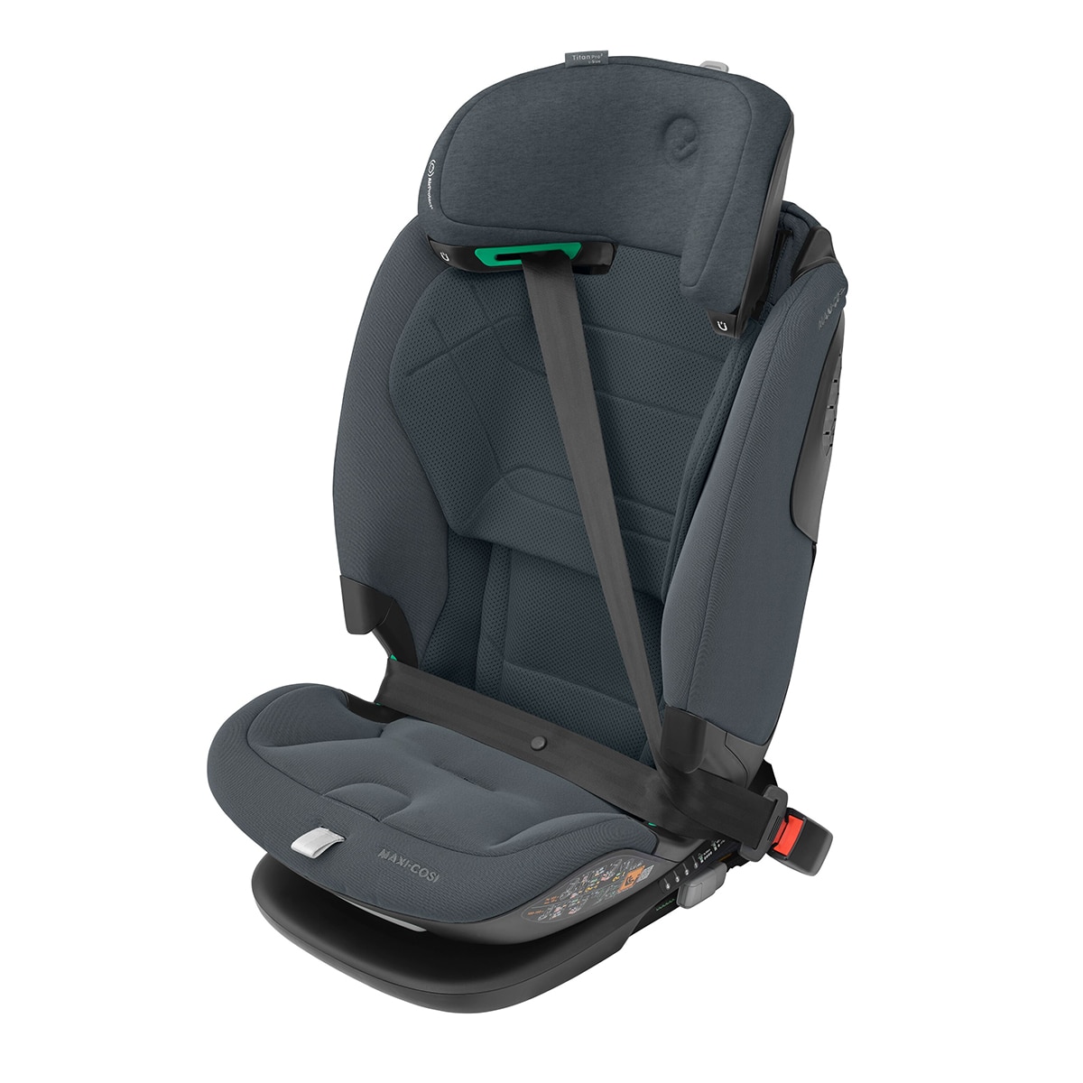 Cadeira Auto Titan Pro2 I-Size, 76-150 cm, 15 m-12 Anos Cinzento-escuro-7