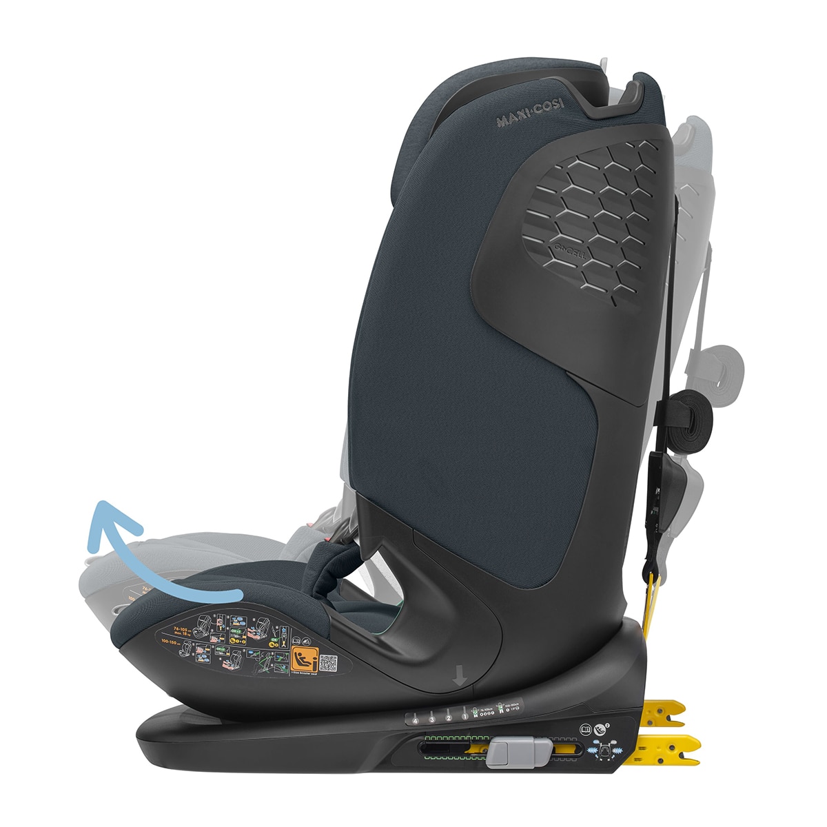 Cadeira Auto Titan Pro2 I-Size, 76-150 cm, 15 m-12 Anos Cinzento-escuro-8
