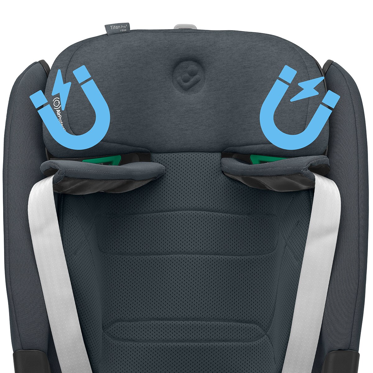 Cadeira Auto Titan Pro2 I-Size, 76-150 cm, 15 m-12 Anos Cinzento-escuro-11