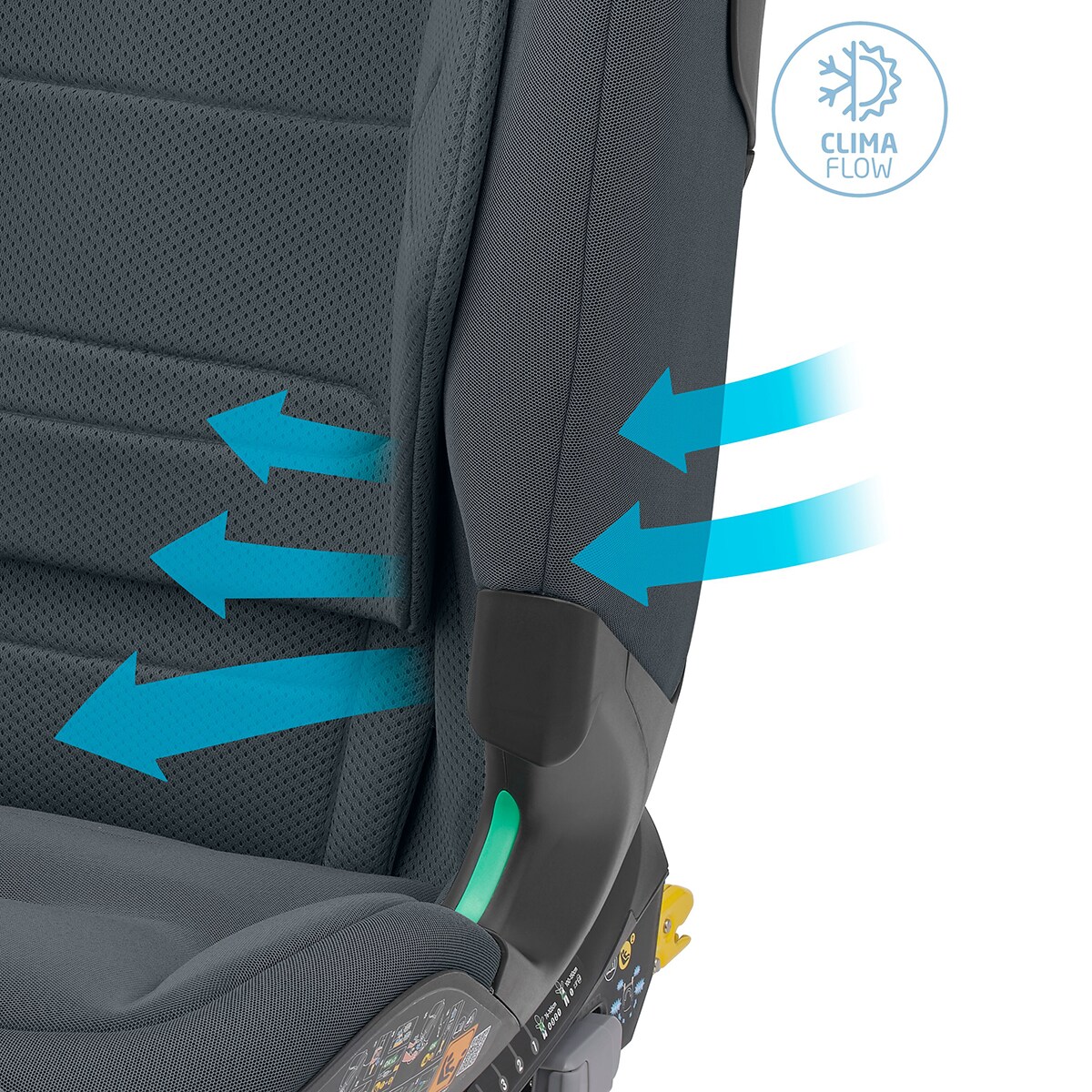 Cadeira Auto Titan Pro2 I-Size, 76-150 cm, 15 m-12 Anos Cinzento-escuro-12