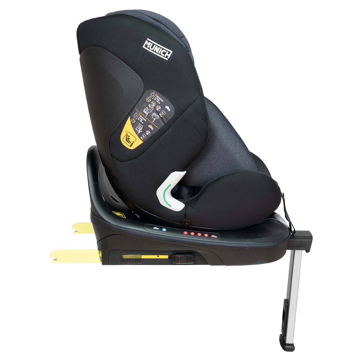 Cadeira Auto Munich i-size - 40-150 cm Preto-8