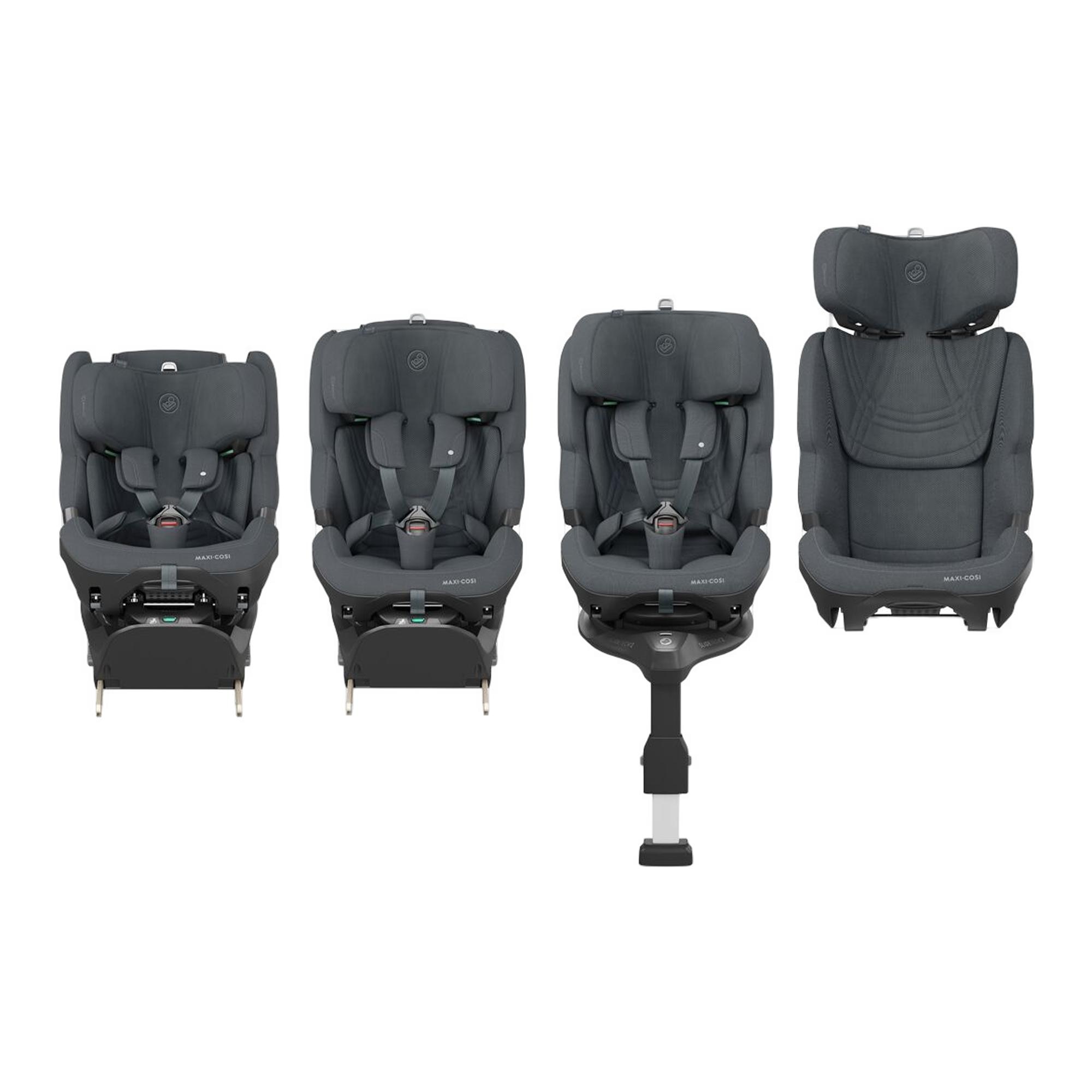 Silla de auto Maxi-Cosi PEARL XL SLIDE PRO, 61-150cm, 0meses-12años, <36Kg - Gris oscuro Gris oscuro-2