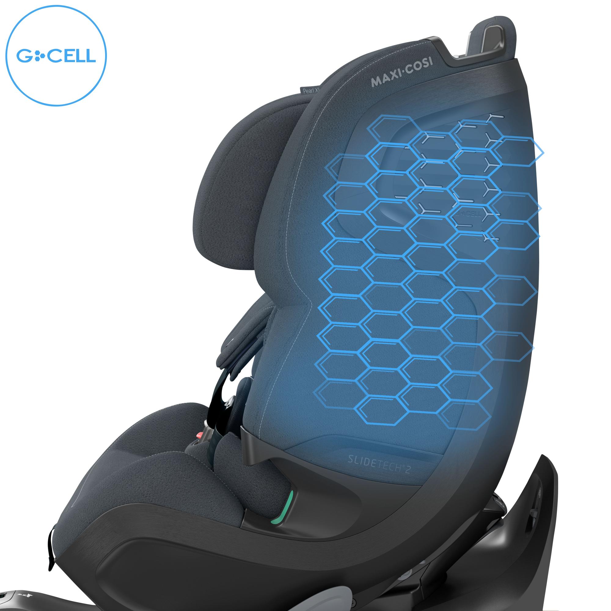 Silla de auto Maxi-Cosi PEARL XL SLIDE PRO, 61-150cm, 0meses-12años, <36Kg - Gris oscuro Gris oscuro-4