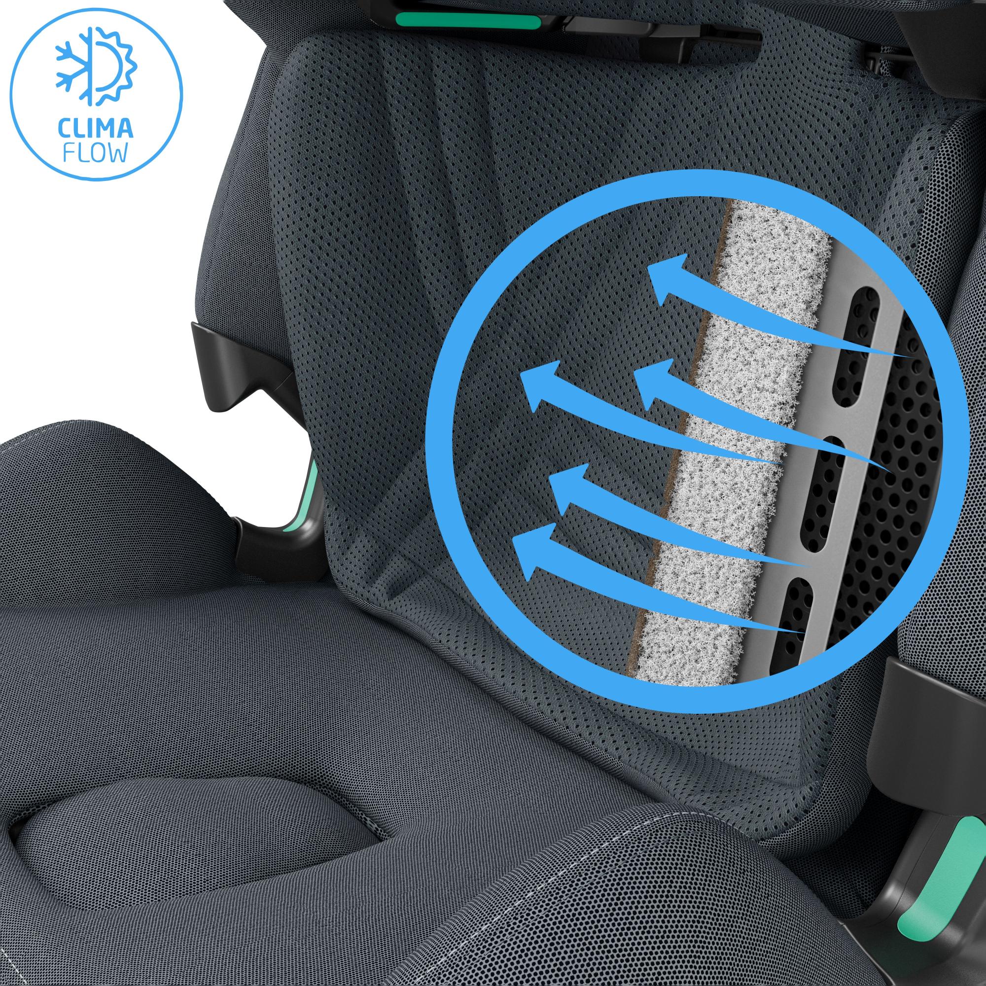 Silla de auto Maxi-Cosi PEARL XL SLIDE PRO, 61-150cm, 0meses-12años, <36Kg - Gris oscuro Gris oscuro-5