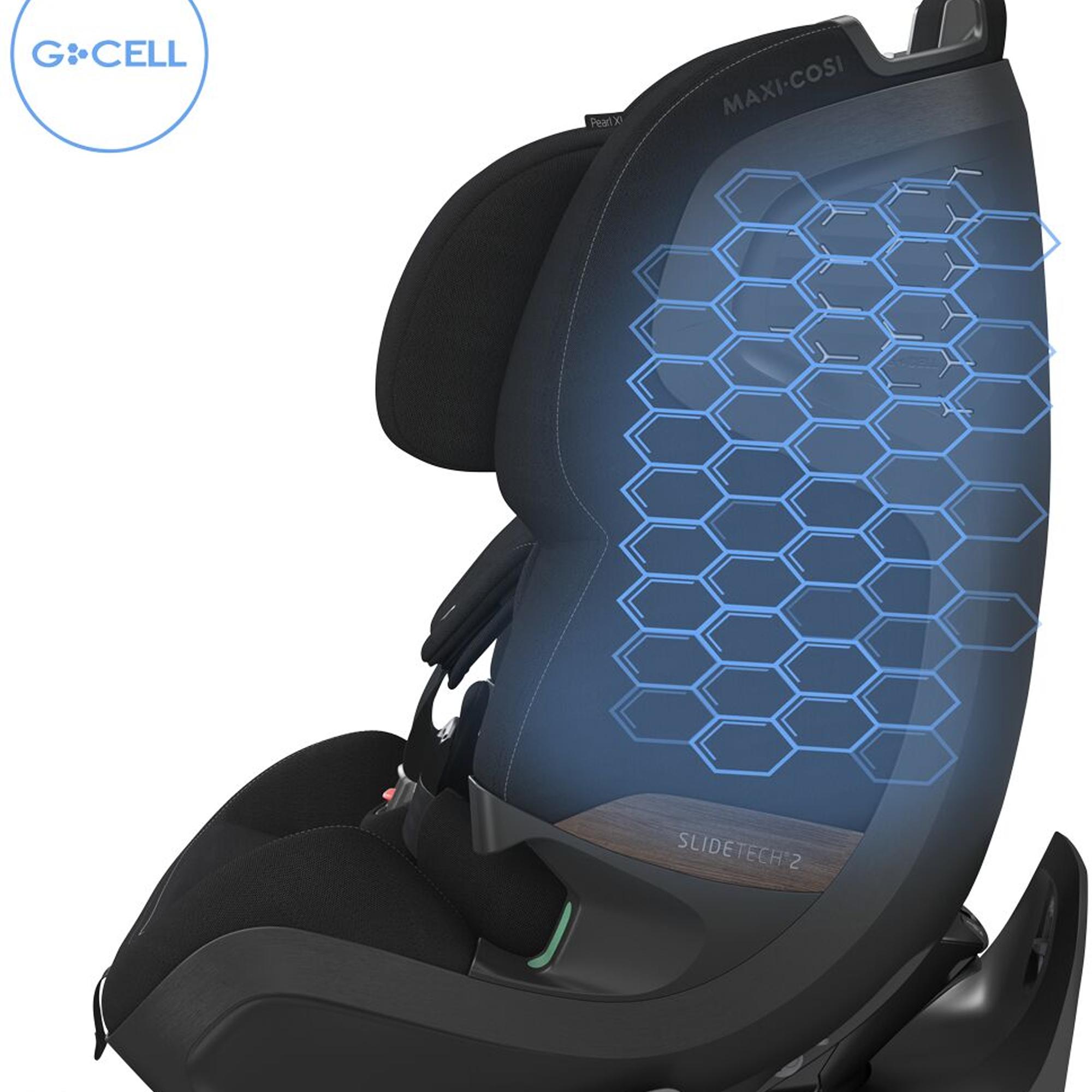 Cadeira Auto Pearl XL Slide Pro, 61-150 cm, 0 meses-12 anos, <36 Kg Preto-4