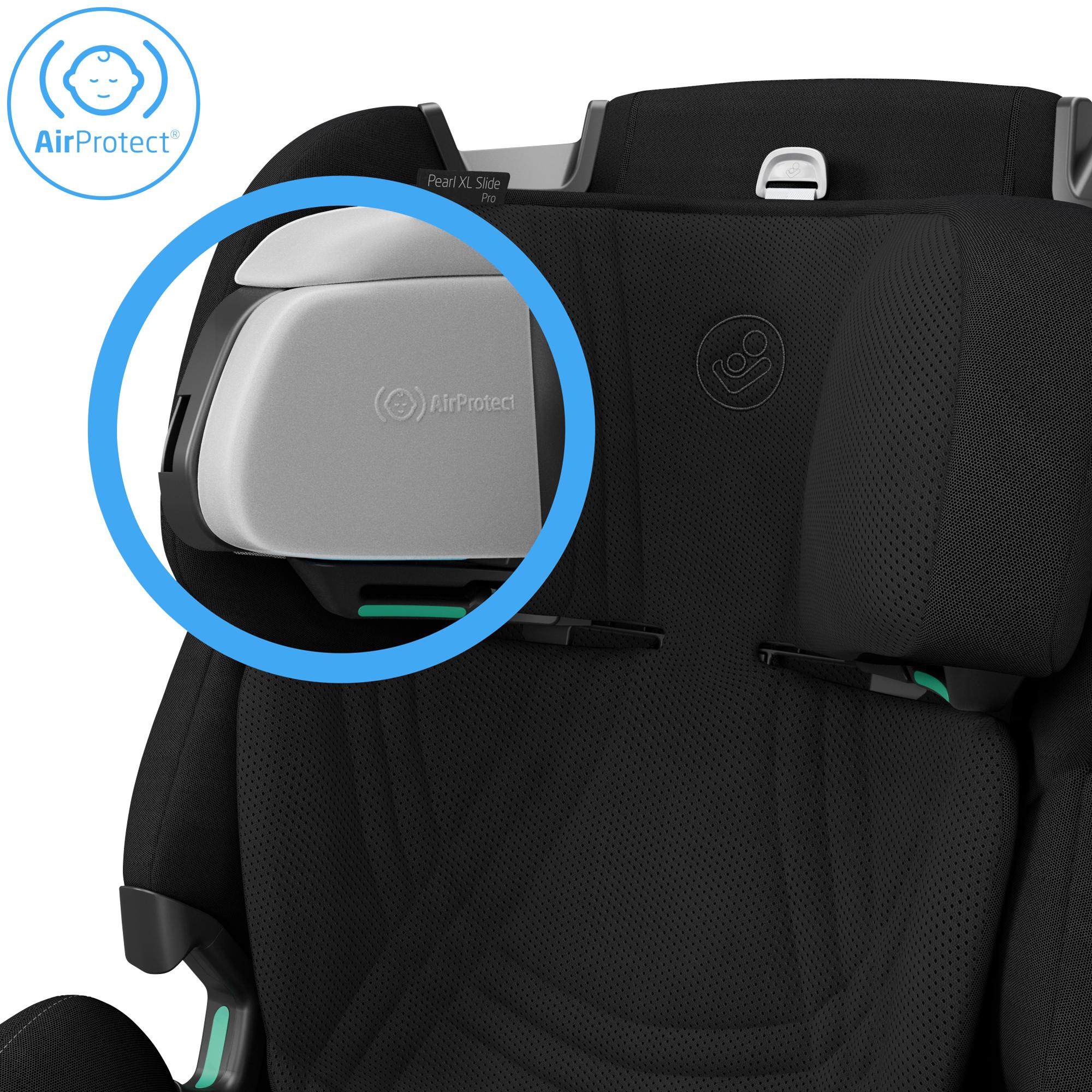 Cadeira Auto Pearl XL Slide Pro, 61-150 cm, 0 meses-12 anos, <36 Kg Preto-6