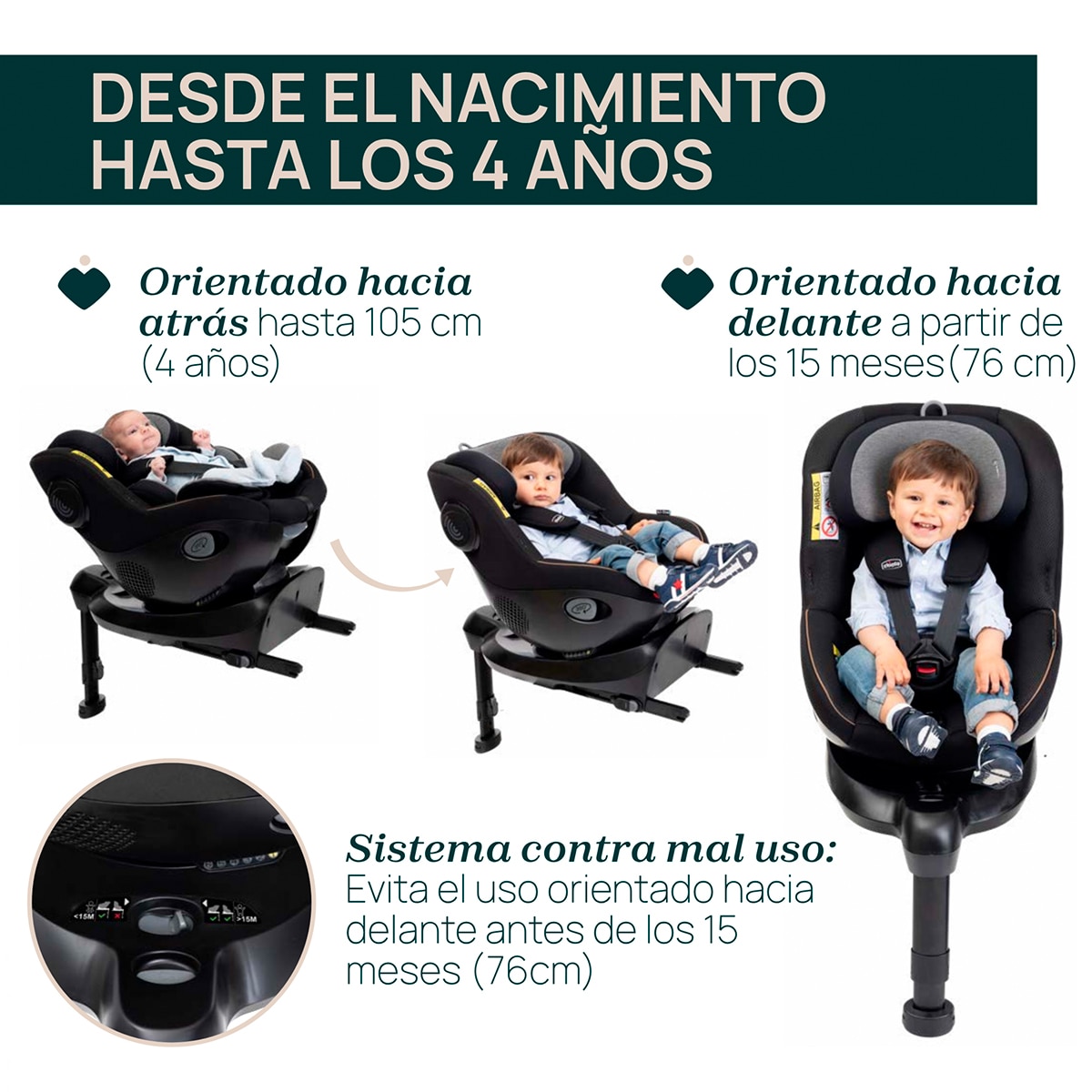 Cadeira Auto Seat 105 (40-105 cm) Preto-3