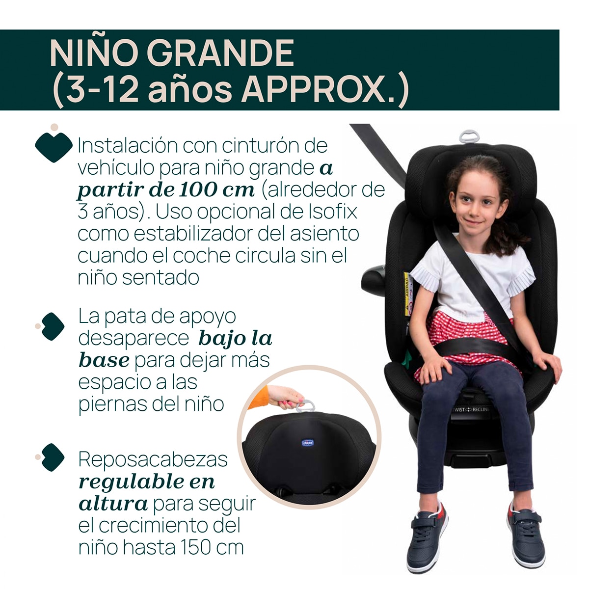 Cadeira Auto Everones i-Size (40-150 cm) Preto-7