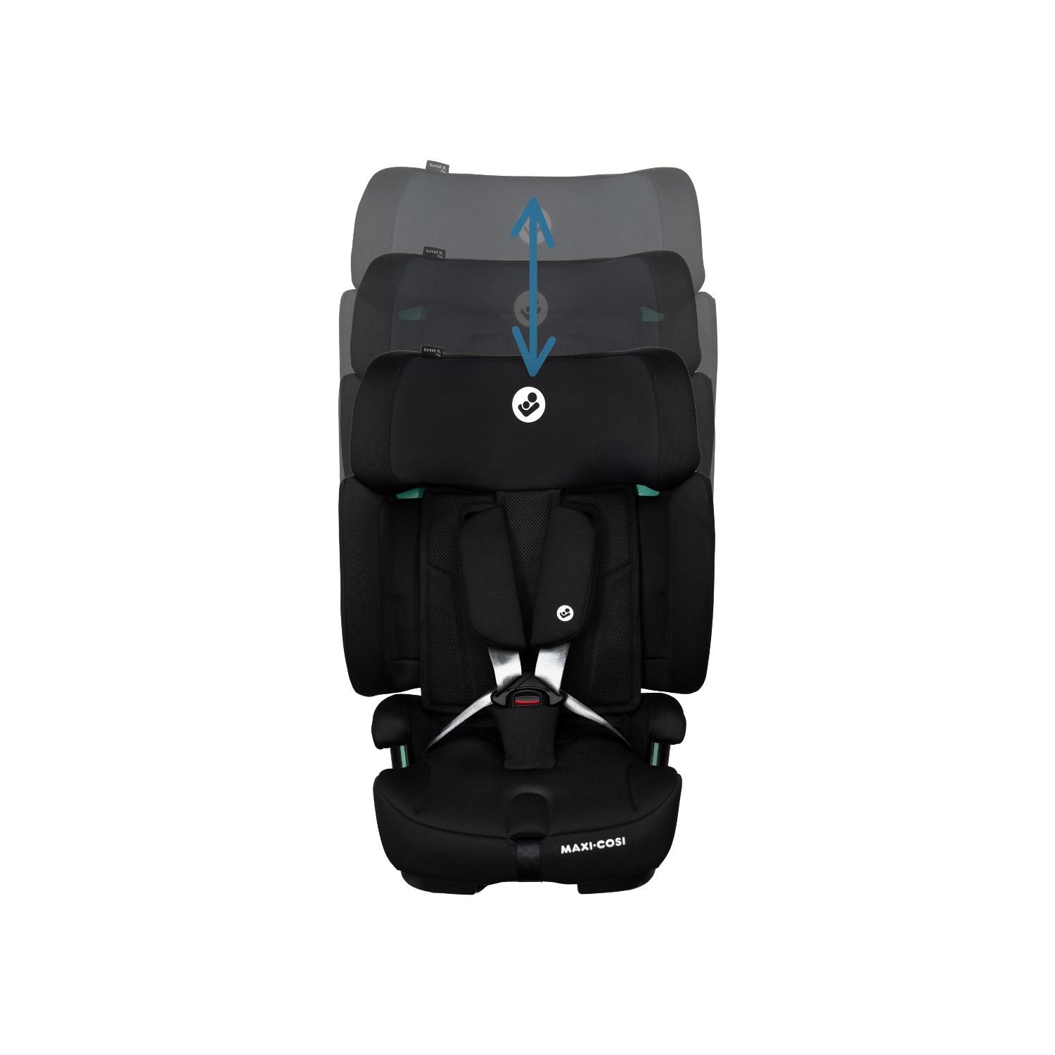 Silla de auto mc nomad xl plus, 76-150cm, gr.1/2/3, 15m-12años, 9-36kg - Negro Negro-7