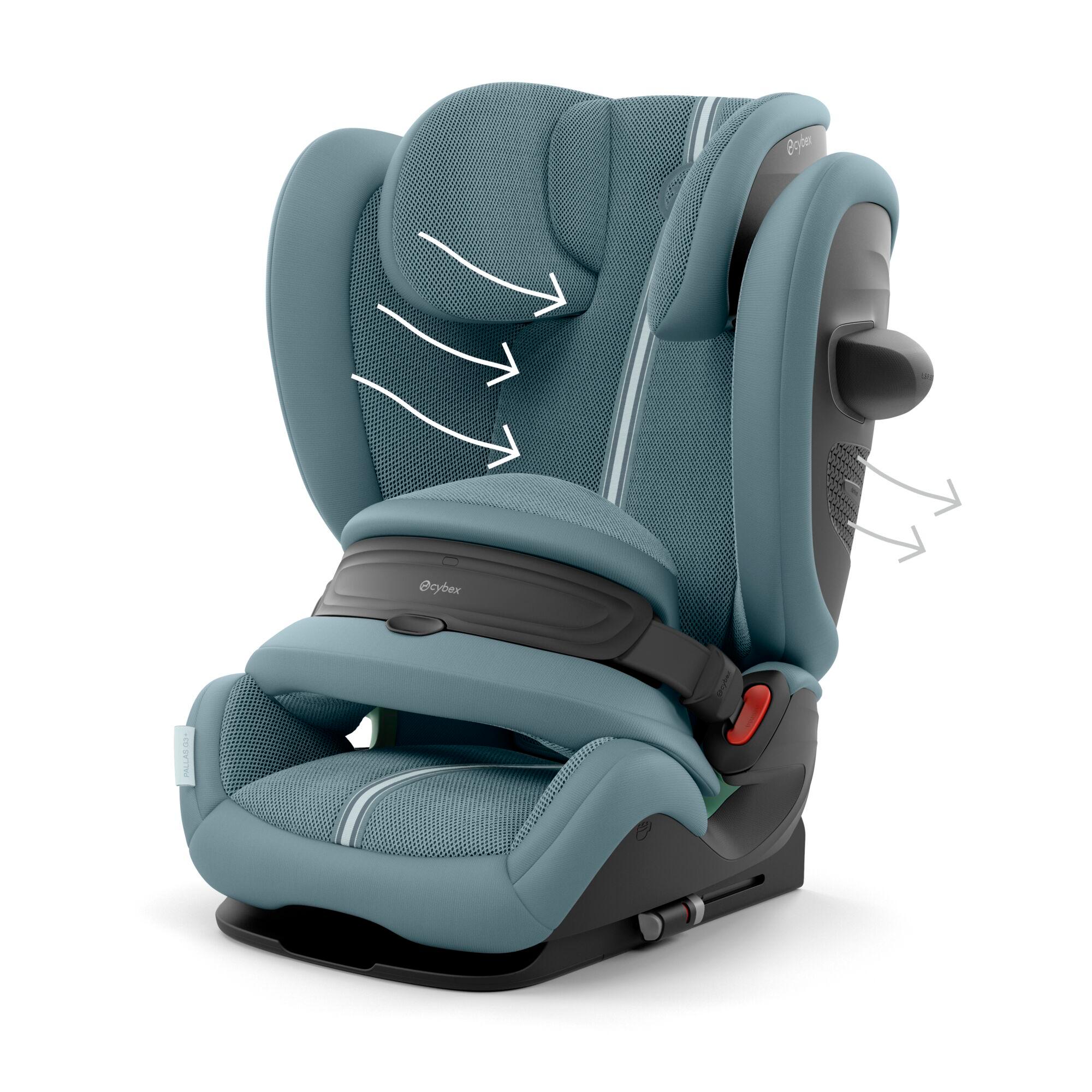 Silla de coche CYBEX Pallas G3 Plus (75 - 150 cm) - Azul Azul-3