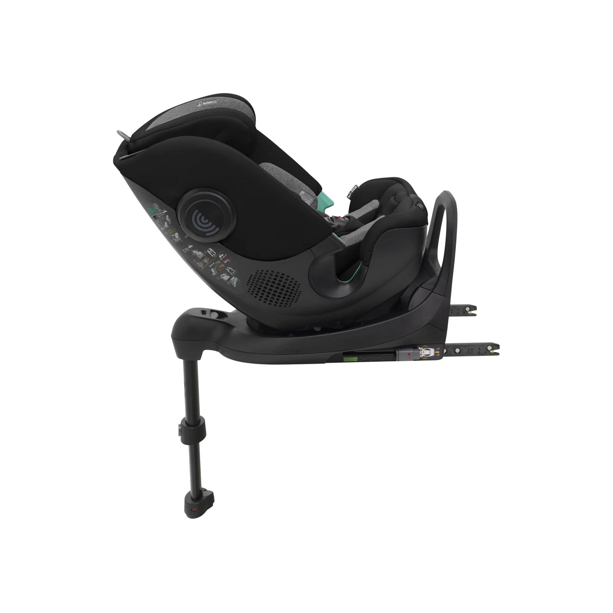 Cadeira Auto Fullseat 360 B.Car Seat 61-150 cm - W/B Black Satin Preto-5