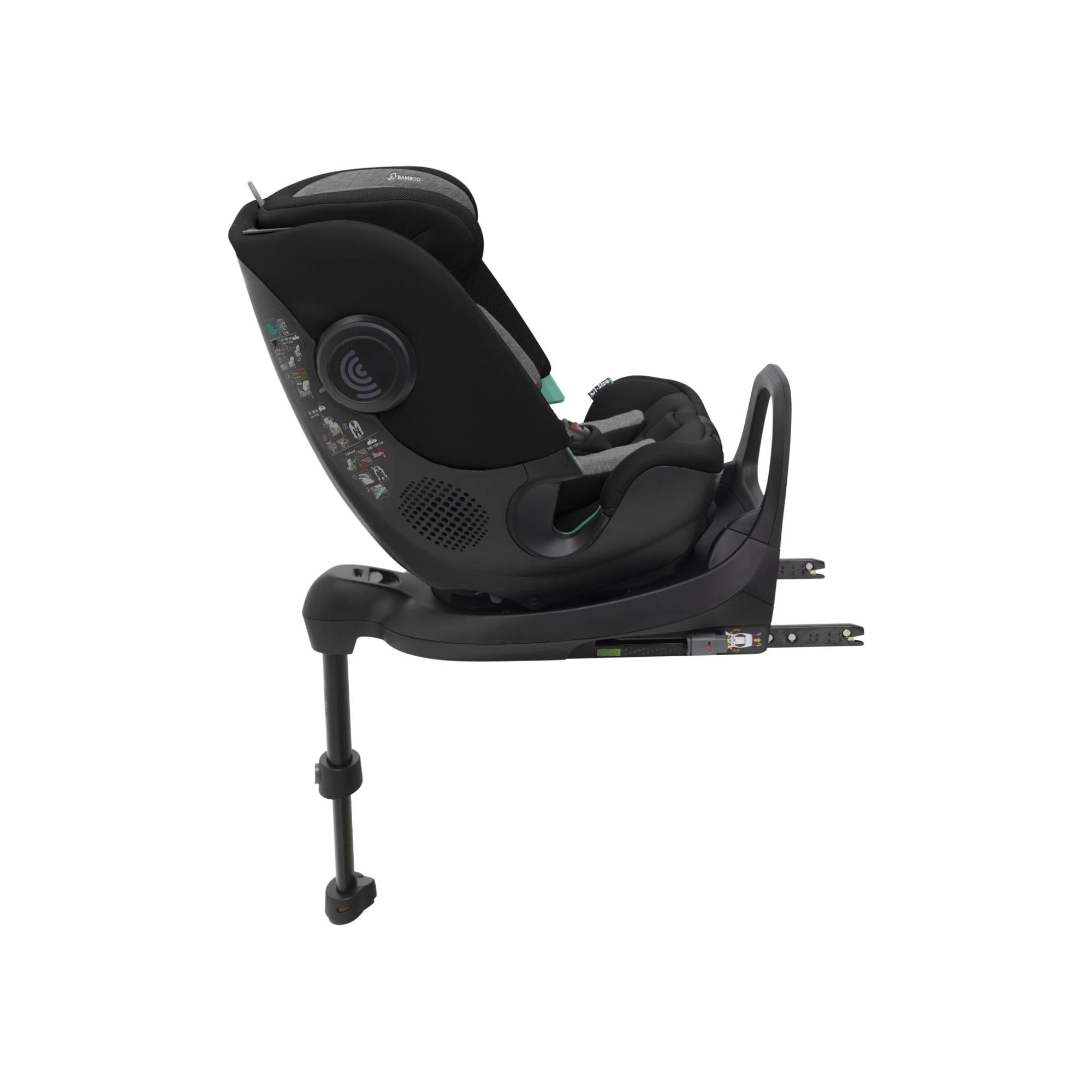 Cadeira Auto Fullseat 360 B.Car Seat 61-150 cm - W/B Black Satin Preto-6