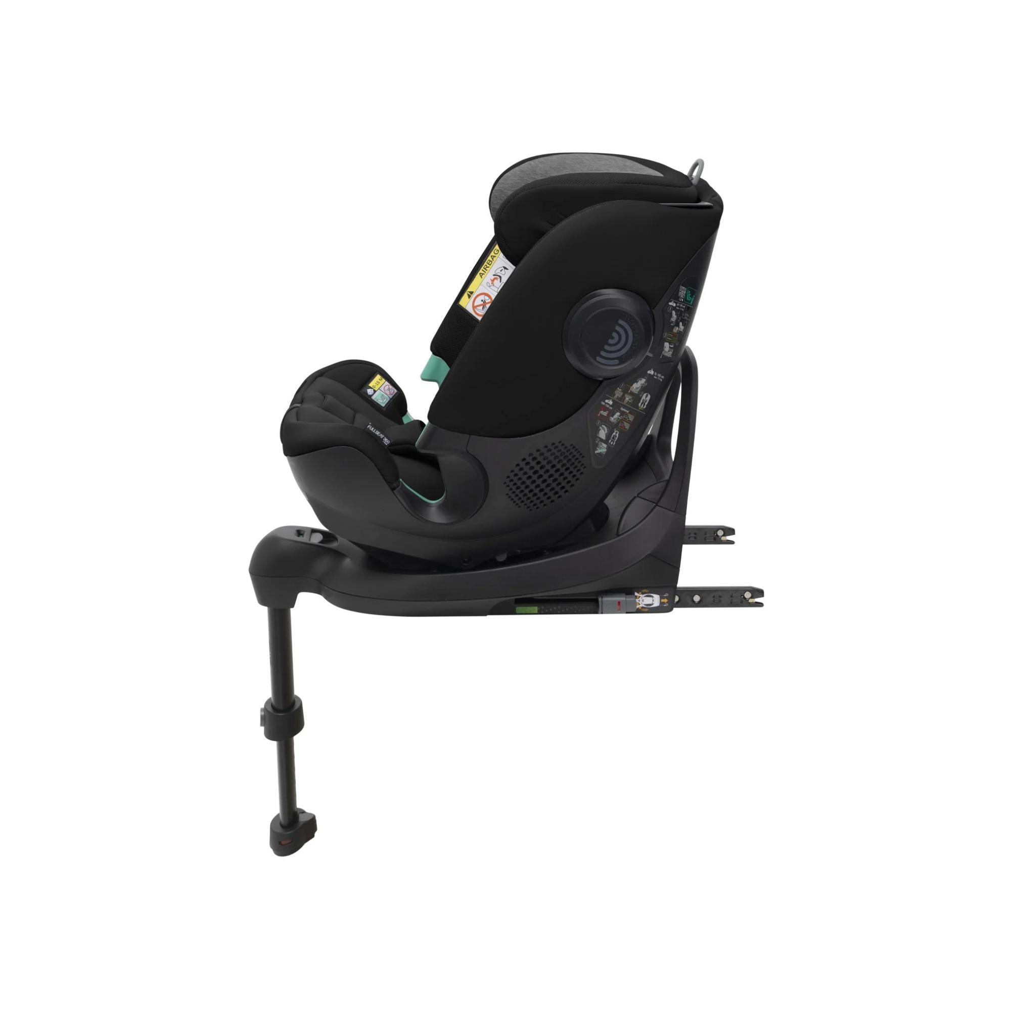 Cadeira Auto Fullseat 360 B.Car Seat 61-150 cm - W/B Black Satin Preto-7