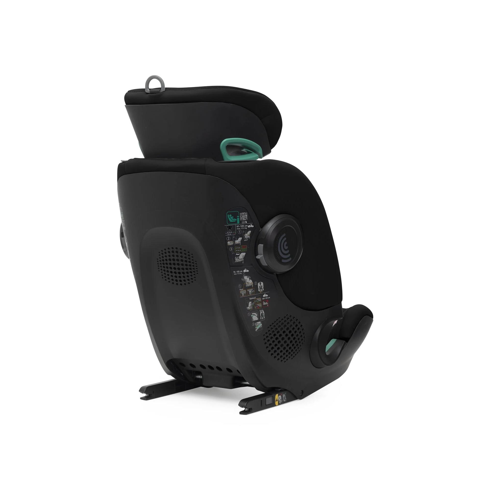Cadeira Auto Fullseat 360 B.Car Seat 61-150 cm - W/B Black Satin Preto-9