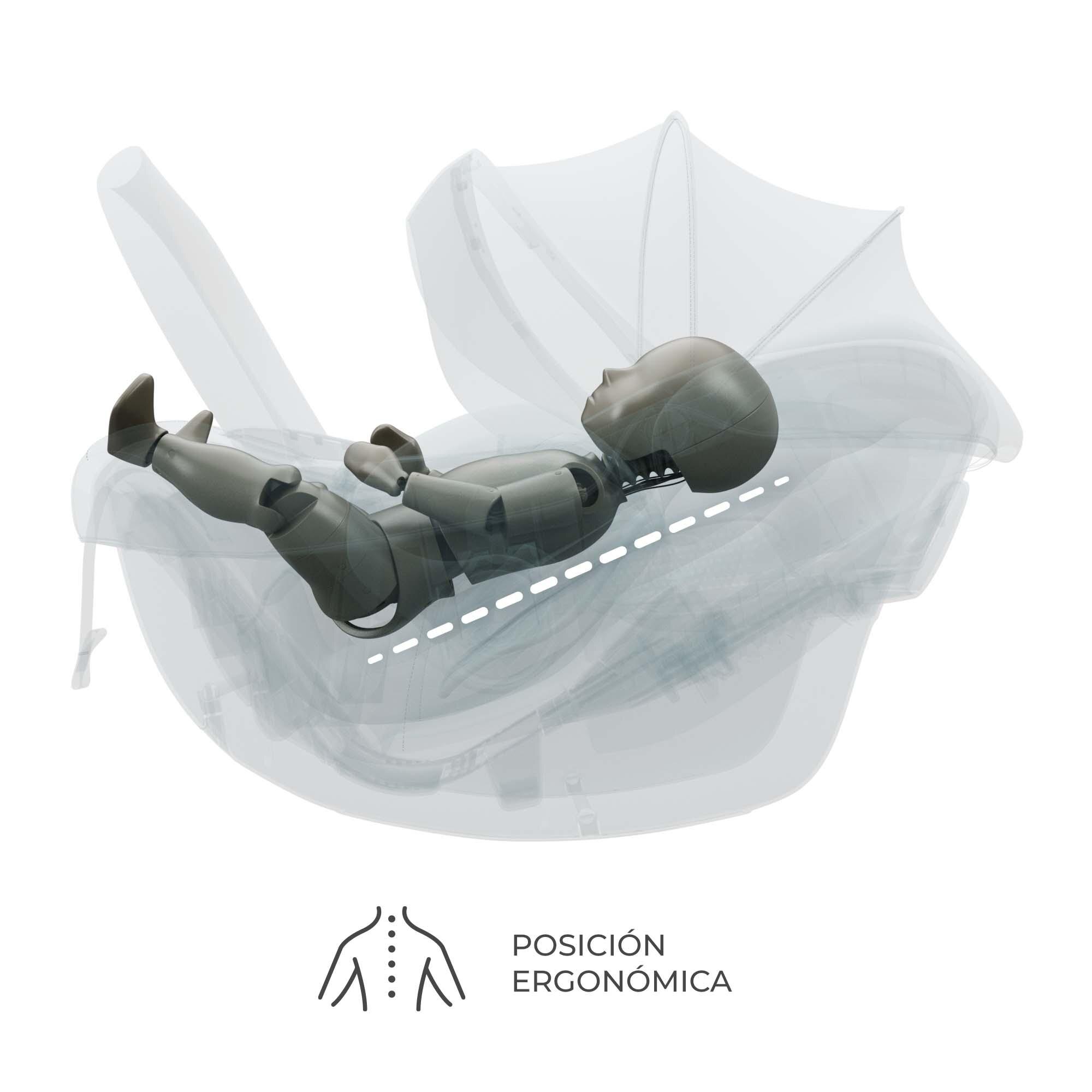 Silla de coche Kinderkraft Endura Safe Modular System 40-150 cm de Kinderkraft - Gris Gris-11