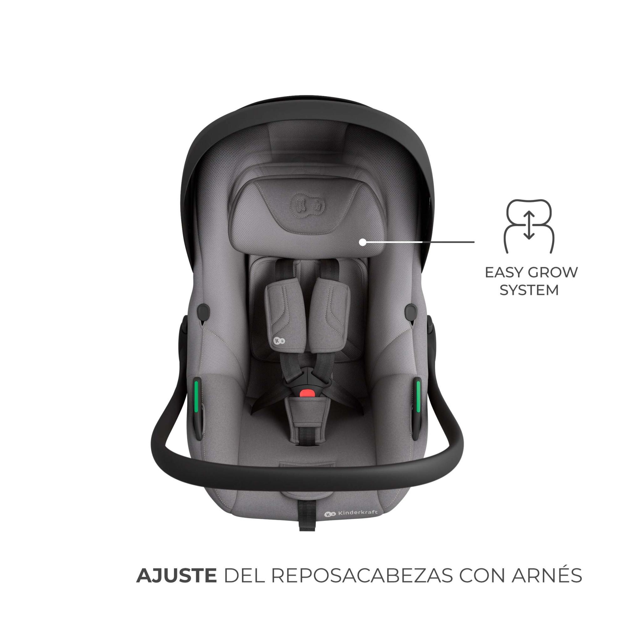 Silla de coche Kinderkraft Endura Safe Modular System 40-150 cm de Kinderkraft - Gris Gris-13