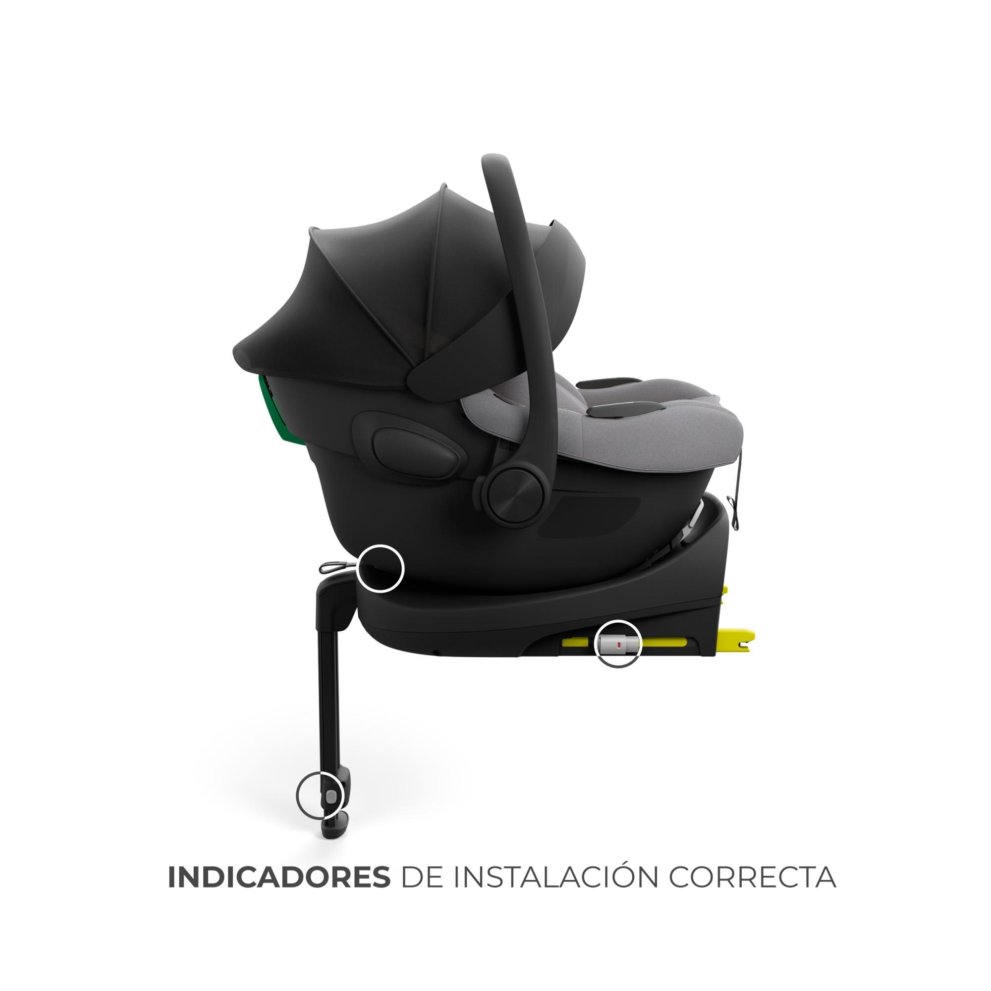 Silla de coche Kinderkraft Endura Safe Modular System 40-150 cm de Kinderkraft - Gris Gris-16