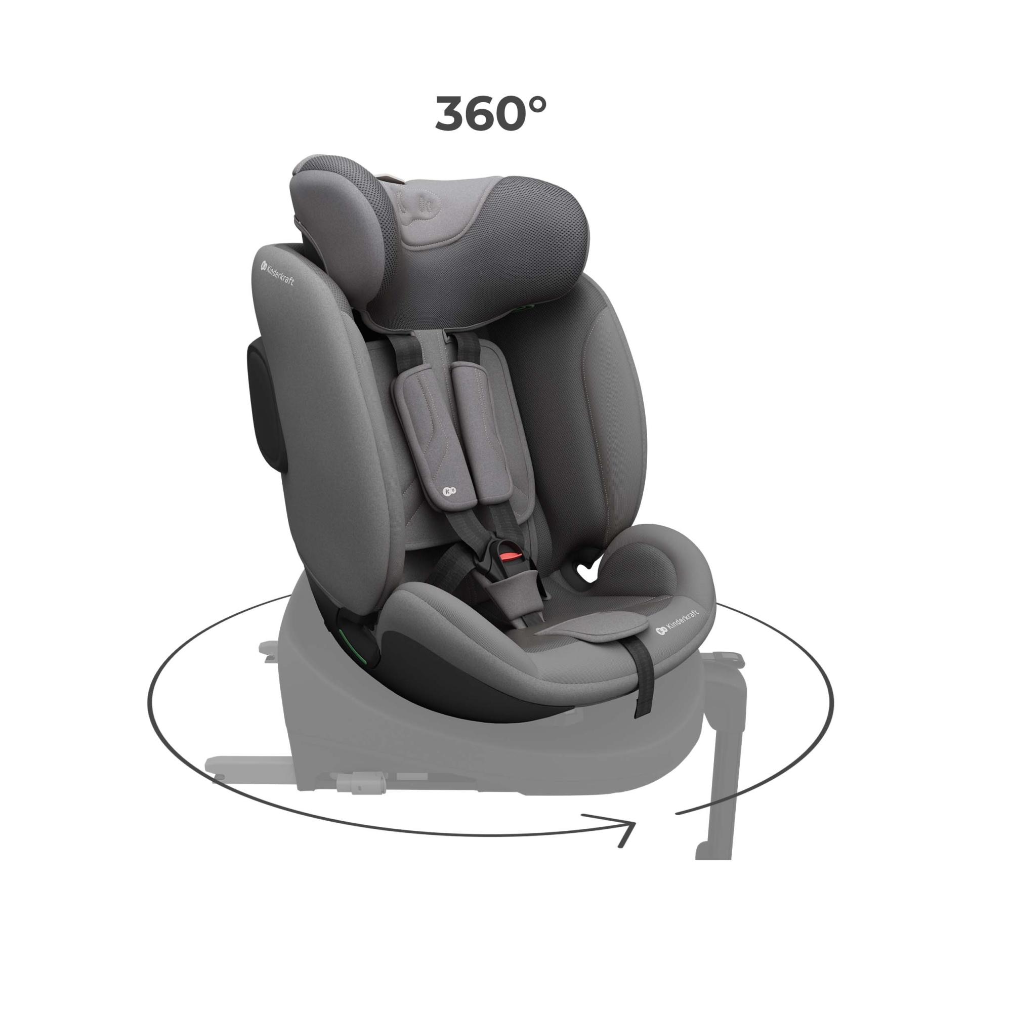 Silla de coche Kinderkraft Endura Safe Modular System 40-150 cm de Kinderkraft - Gris Gris-20