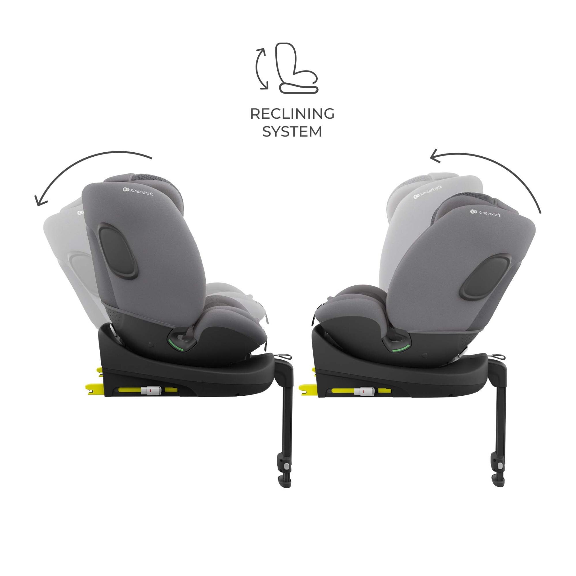 Silla de coche Kinderkraft Endura Safe Modular System 40-150 cm de Kinderkraft - Gris Gris-21