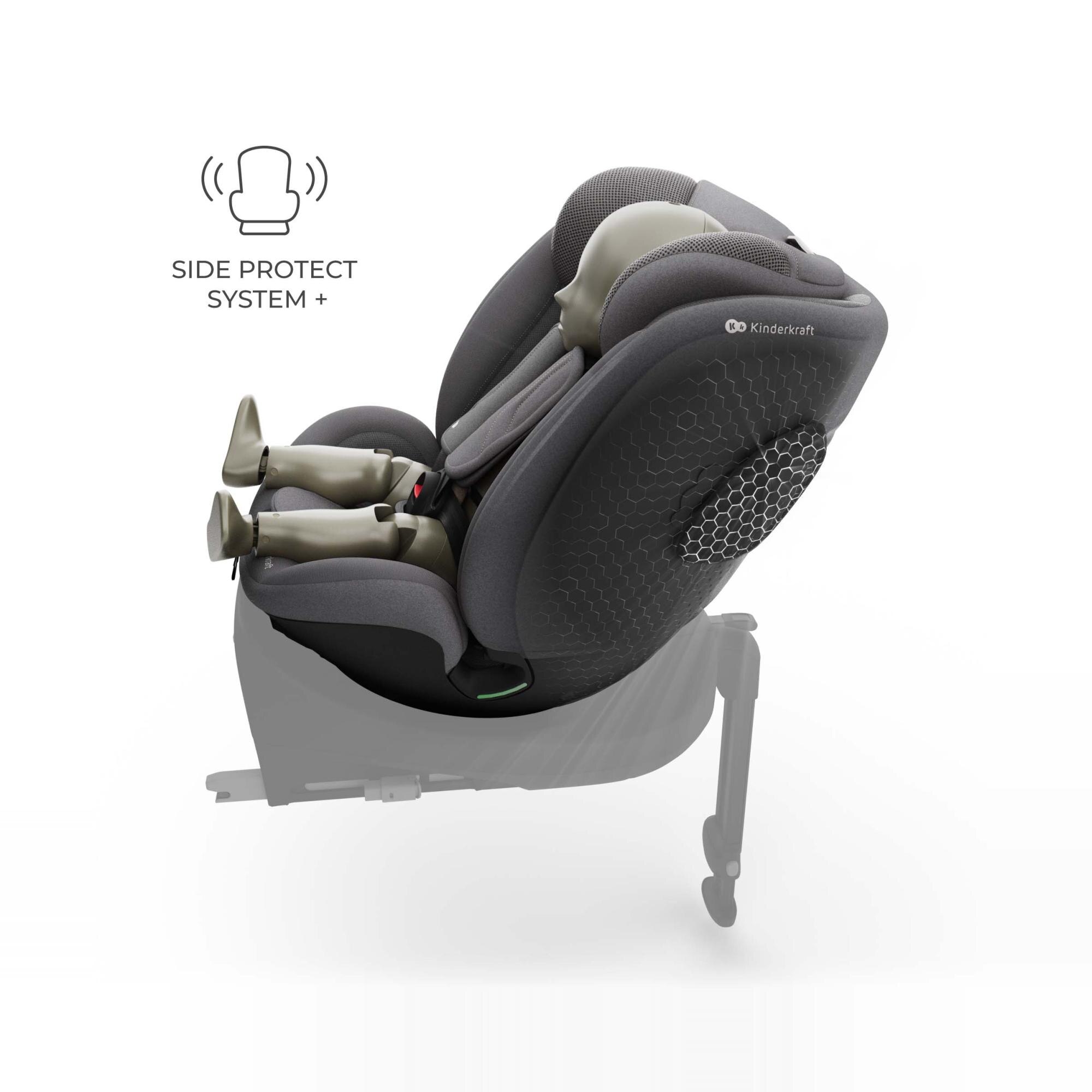 Silla de coche Kinderkraft Endura Safe Modular System 40-150 cm de Kinderkraft - Gris Gris-22