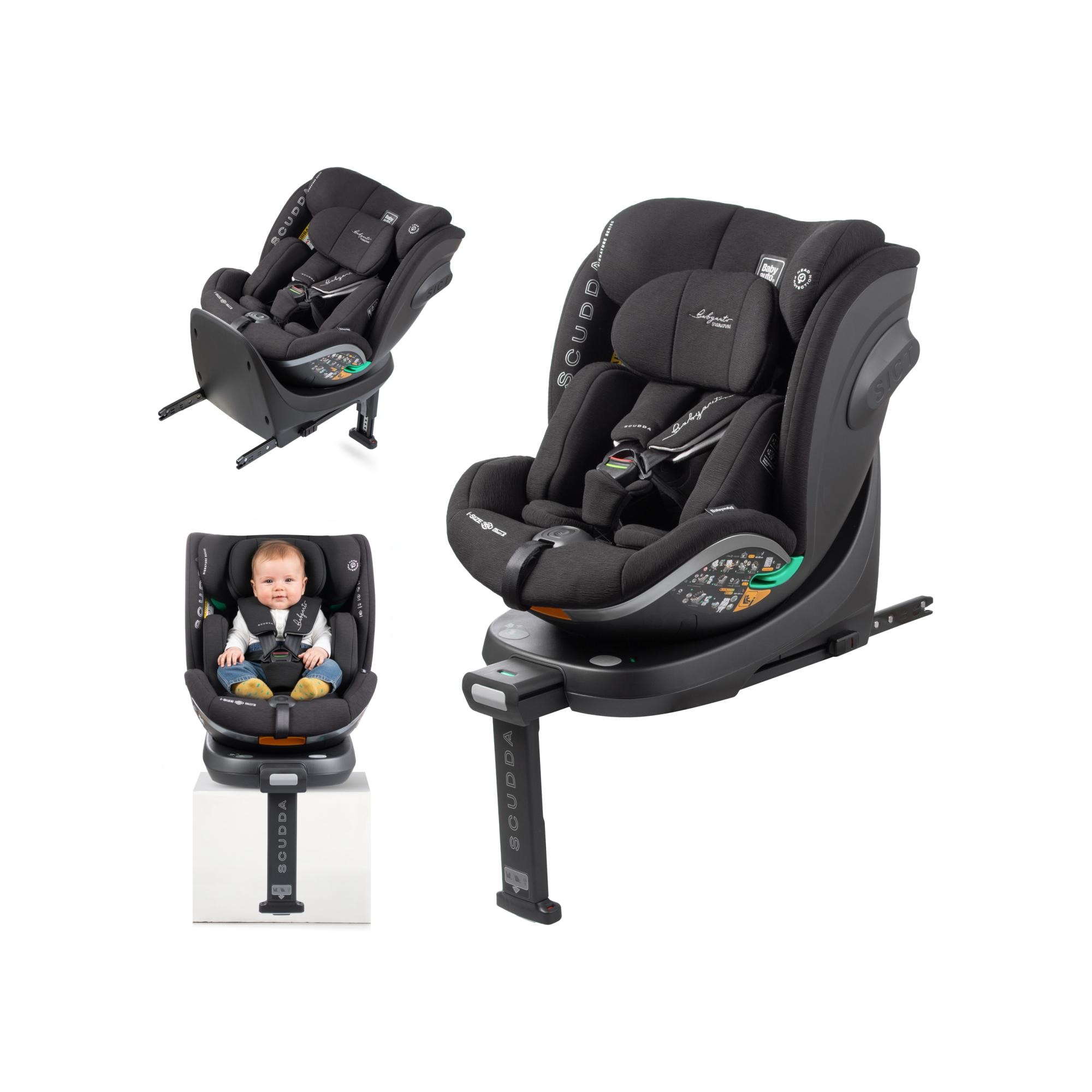 Cadeira Auto Scudda IF-IX (40-150 cm) Babyauto Signature Preto-3
