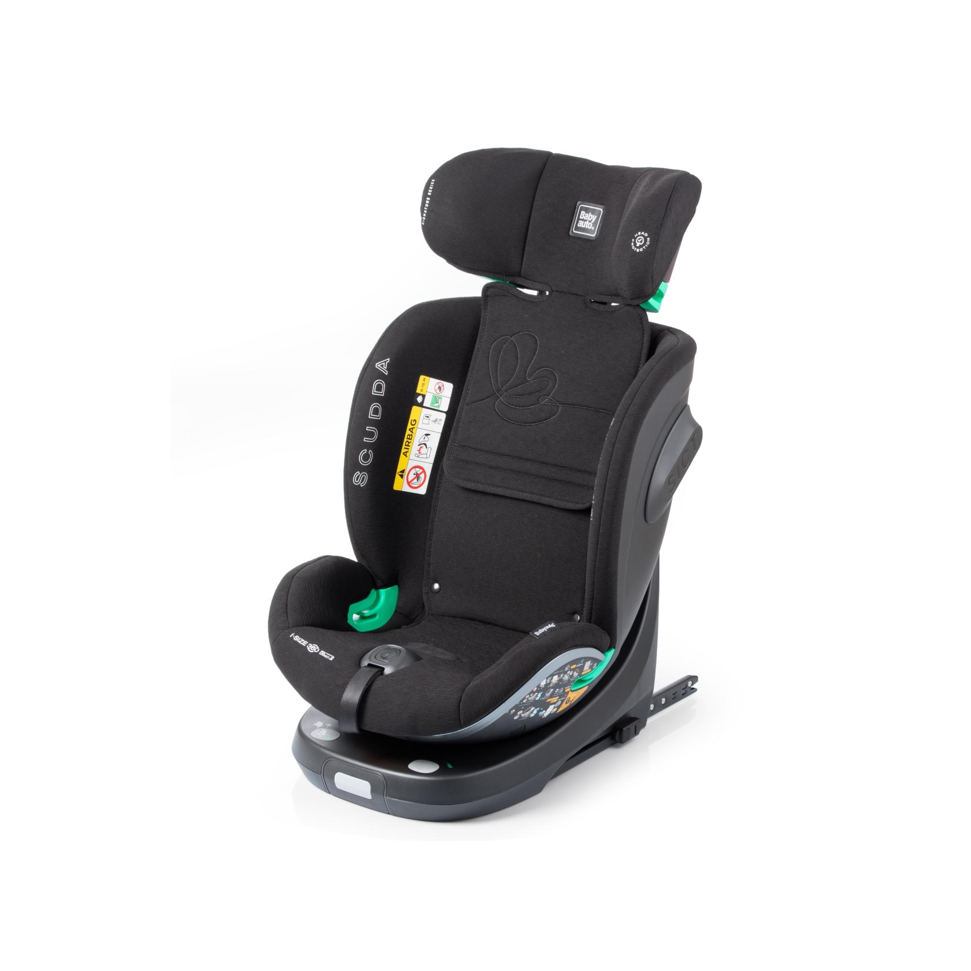 Cadeira Auto Scudda IF-IX (40-150 cm) Babyauto Signature Preto-7