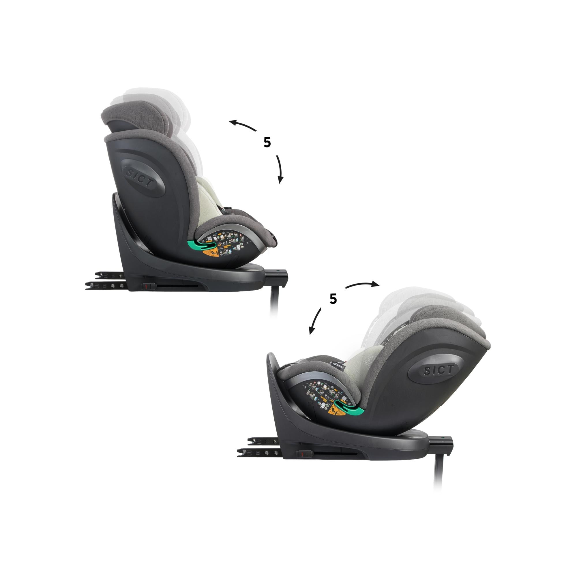 Cadeira Auto Scudda IF-IX (40-150 cm) Babyauto Signature Verde-4