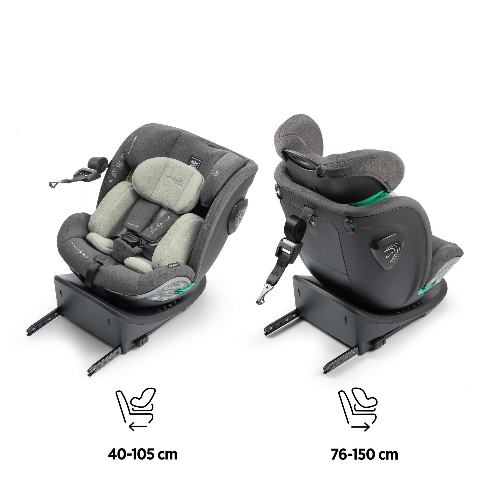 Silla de coche Xperta IF-IX (40-150cm) Babyauto Signature - Verde Verde-3