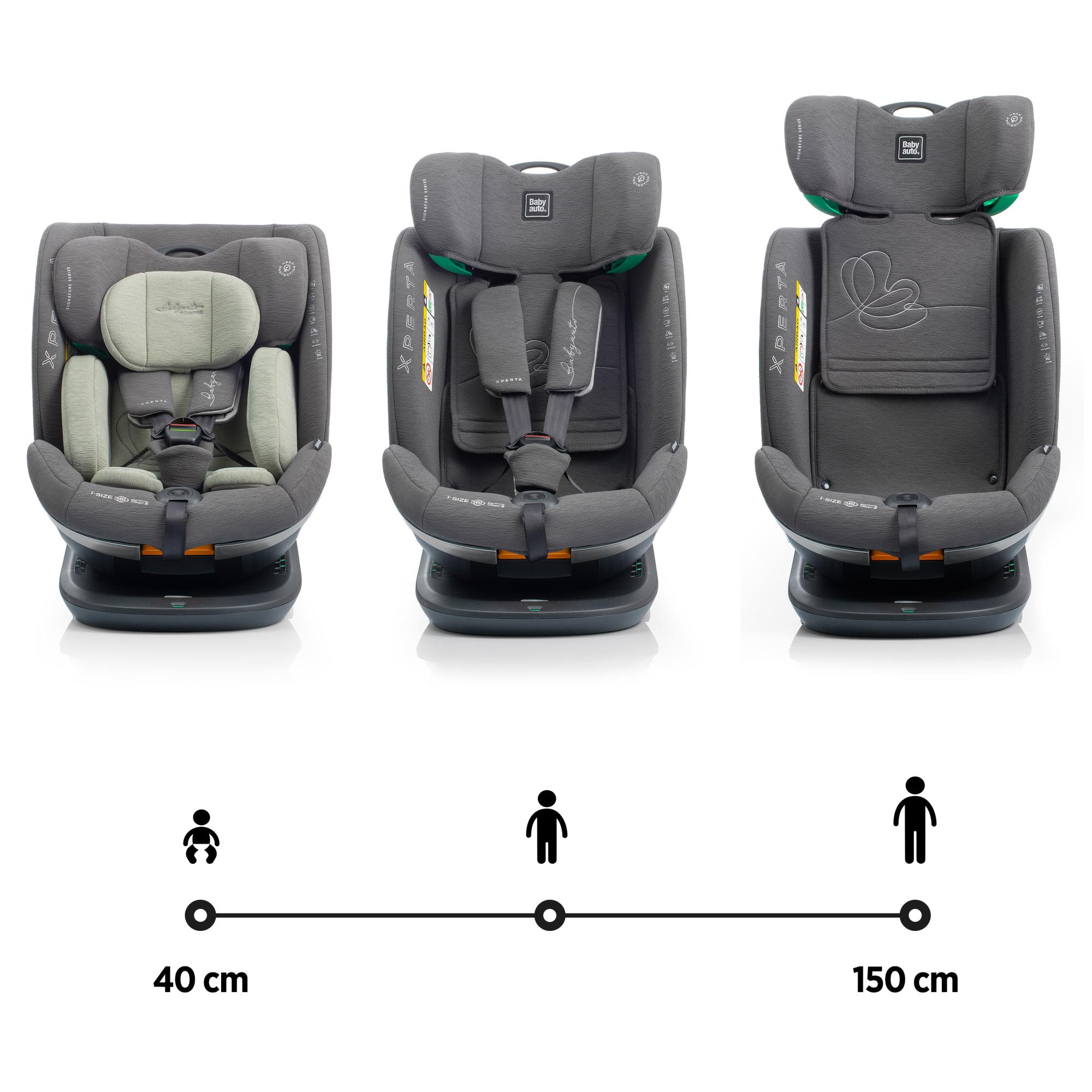 Silla de coche Xperta IF-IX (40-150cm) Babyauto Signature - Verde Verde-5