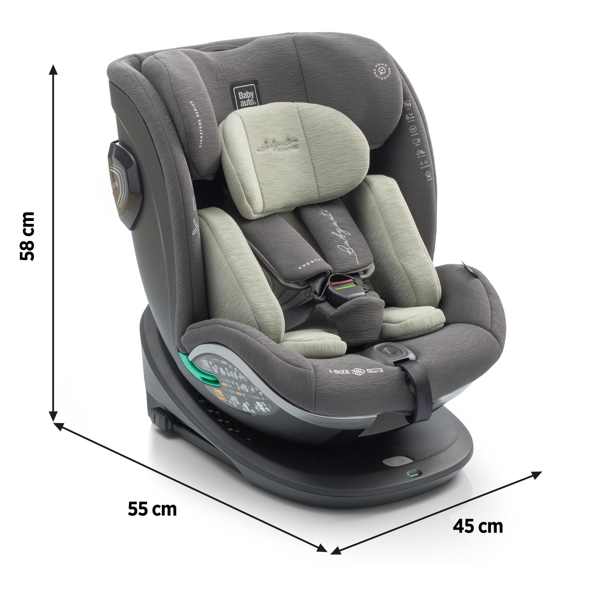 Silla de coche Xperta IF-IX (40-150cm) Babyauto Signature - Verde Verde-7