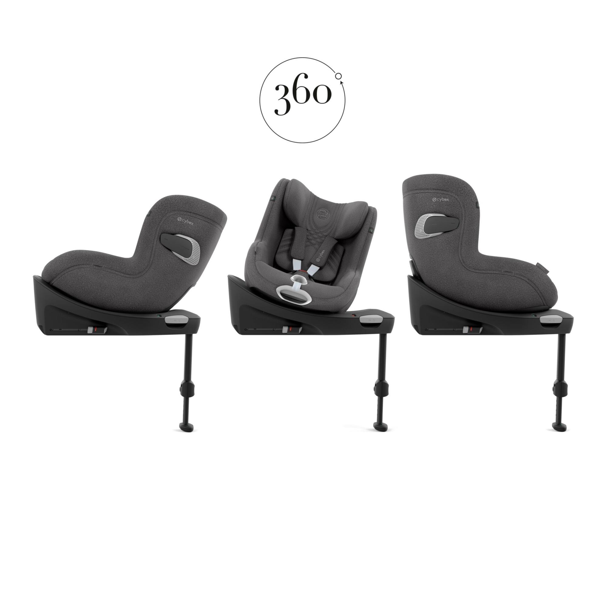 Cadeira Auto Sirona Ti Plus (40-105 cm) Cinzento-escuro-3