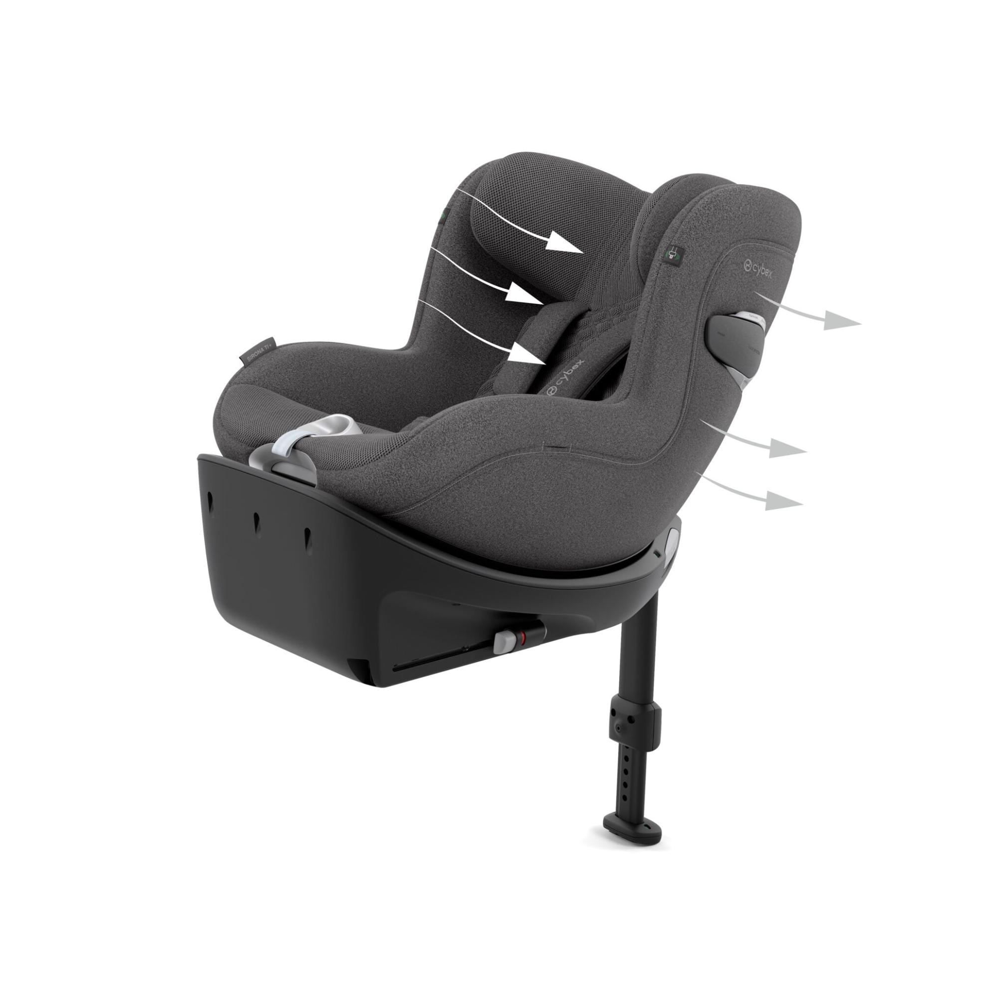 Cadeira Auto Sirona Ti Plus (40-105 cm) Cinzento-escuro-7