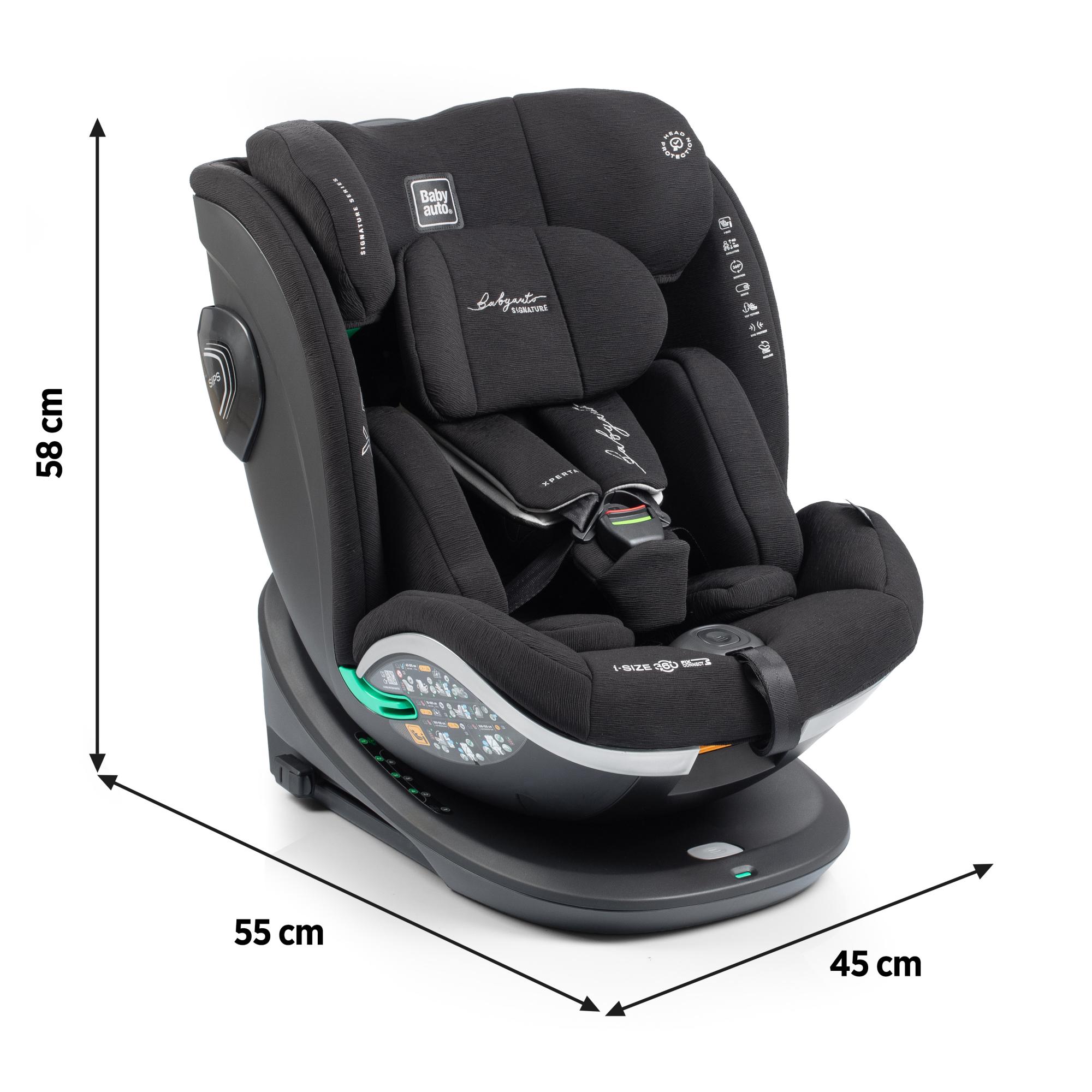 Cadeira Auto Xperta IF-IX (40-150 cm) Signature Preto-8