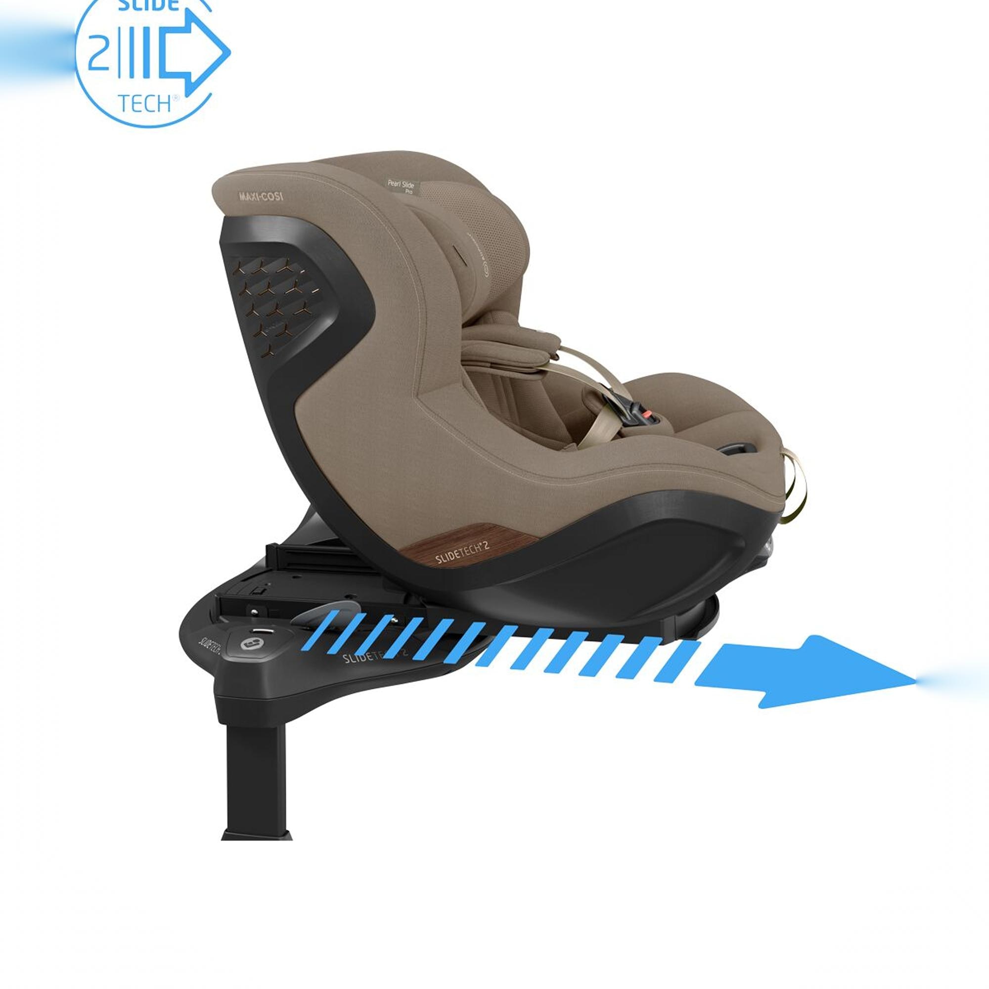 Cadeira Auto Maxi-Cosi Peral Slide Pro, 61-105 cm, 3 m-4 anos, 0-17,5 kg Caqui-3