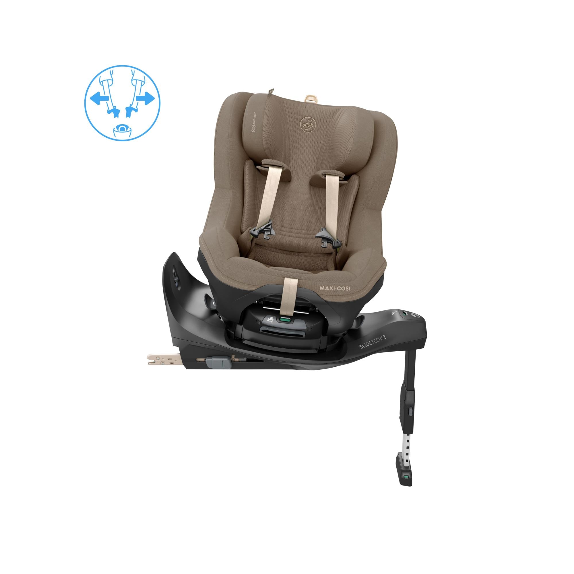 Cadeira Auto Maxi-Cosi Peral Slide Pro, 61-105 cm, 3 m-4 anos, 0-17,5 kg Caqui-6