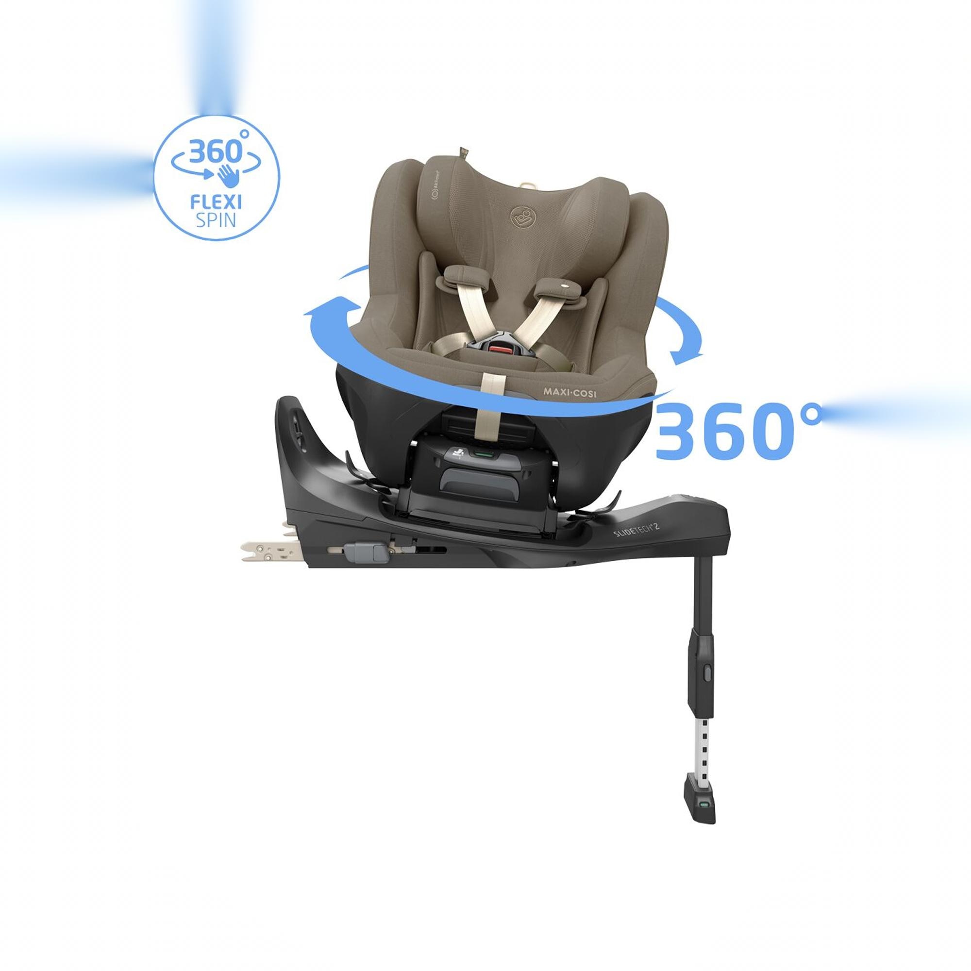 Cadeira Auto Maxi-Cosi Peral Slide Pro, 61-105 cm, 3 m-4 anos, 0-17,5 kg Caqui-9